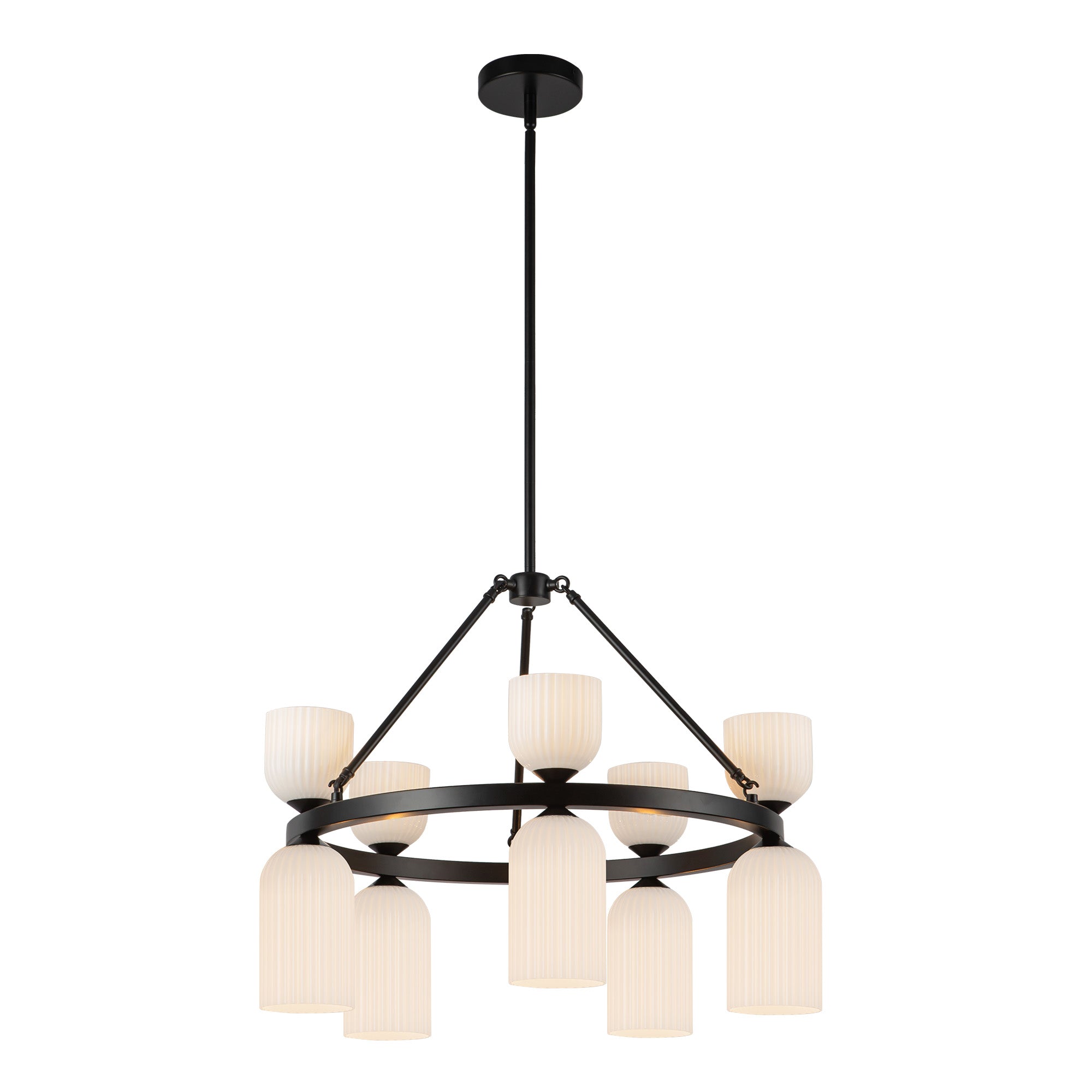Nelly 26-in Steel Chandelier