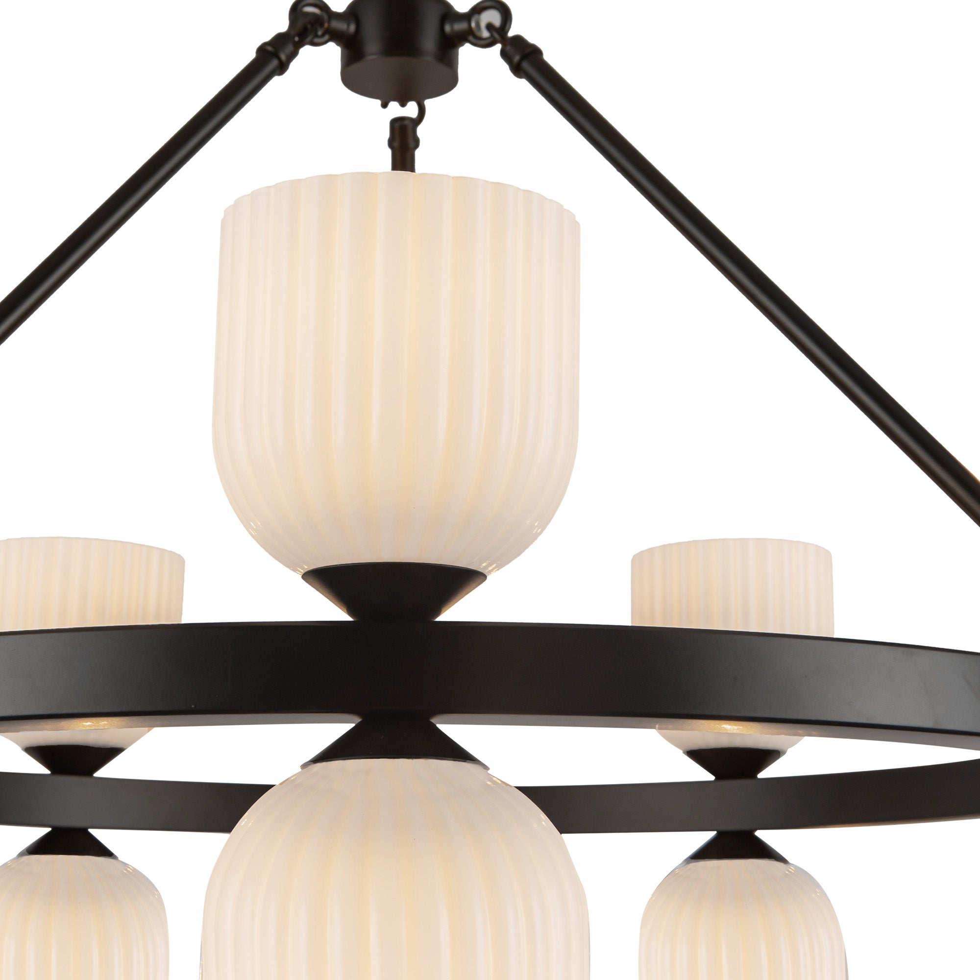 Nelly 26-in Steel Chandelier