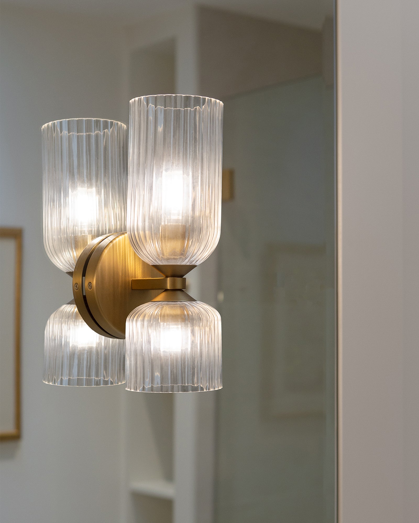 Nelly 12-in Steel Vanity Light