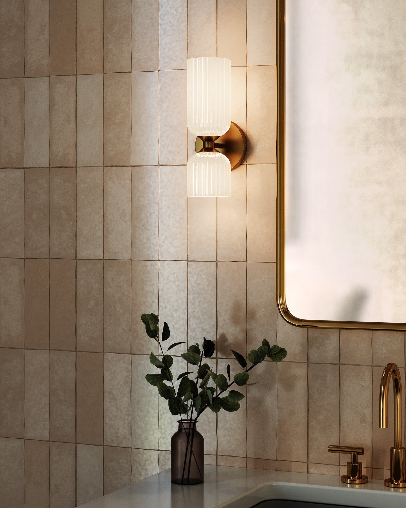 Nelly 12-in Steel Vanity Light