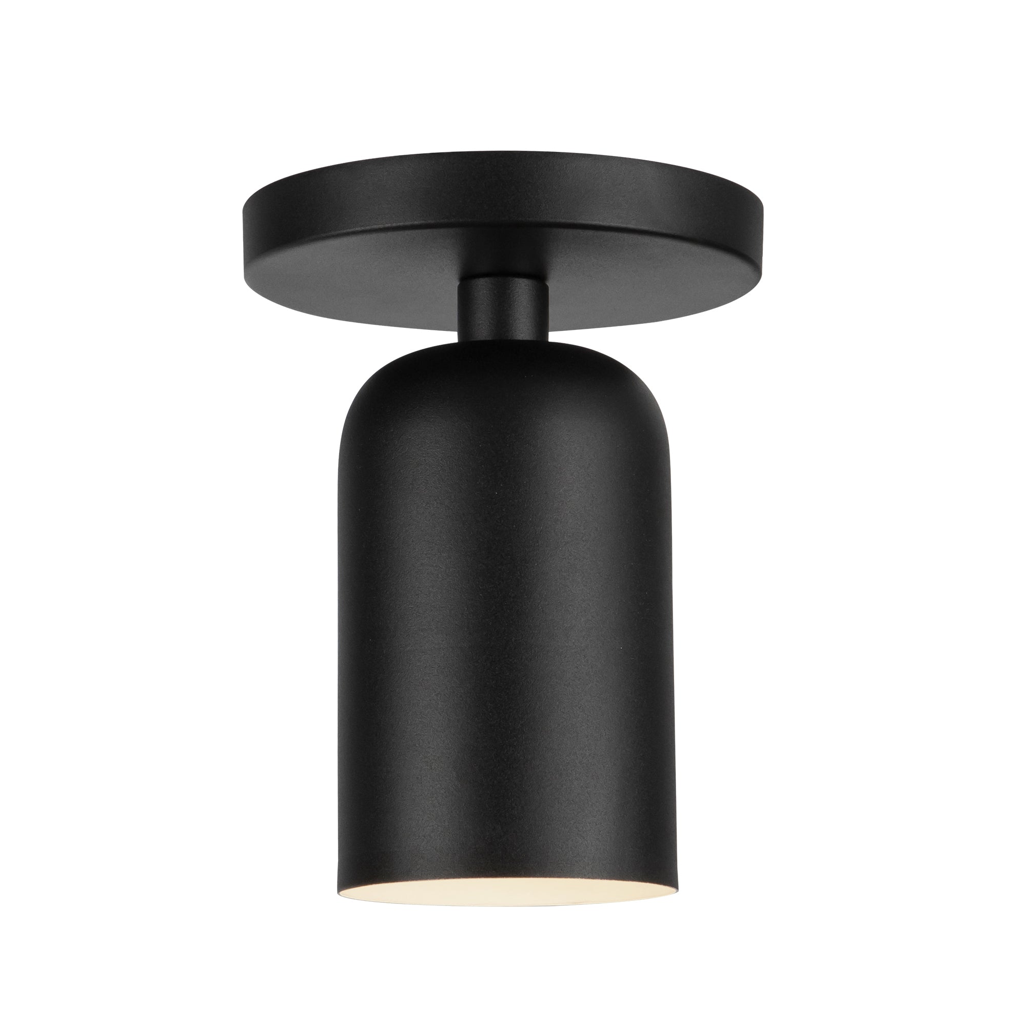 Nola 4-in Steel Semi-Flush Mount