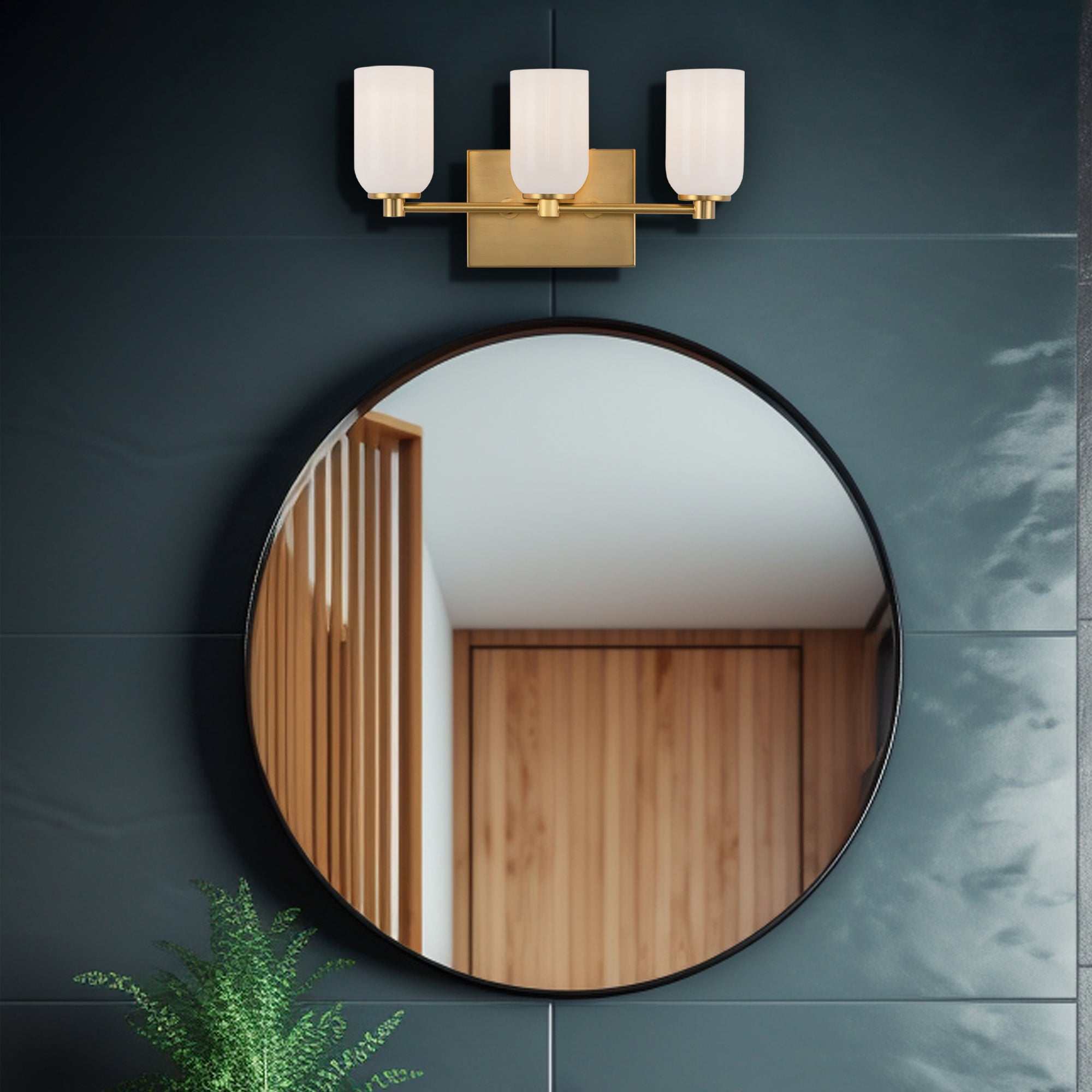 Nola 18-in Steel Vanity Light
