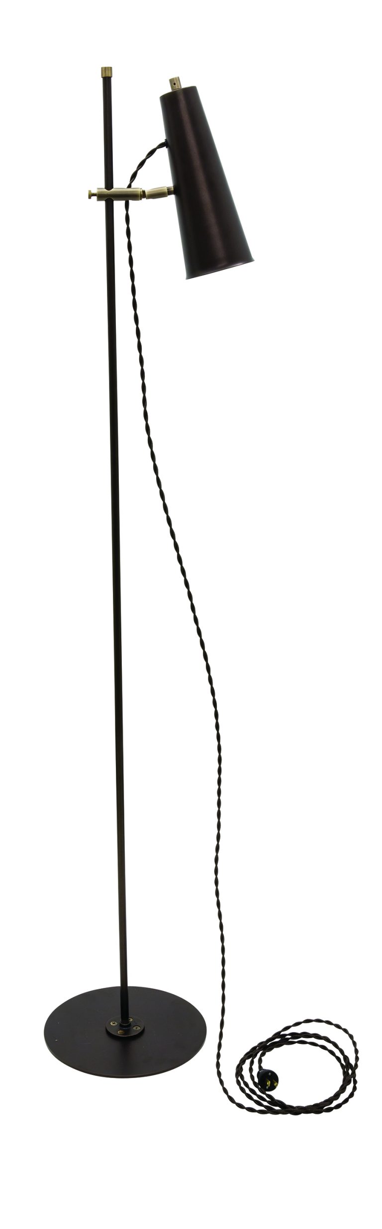 59-inch Norton Chestnut Bronze Antique Brass Floor Lamp