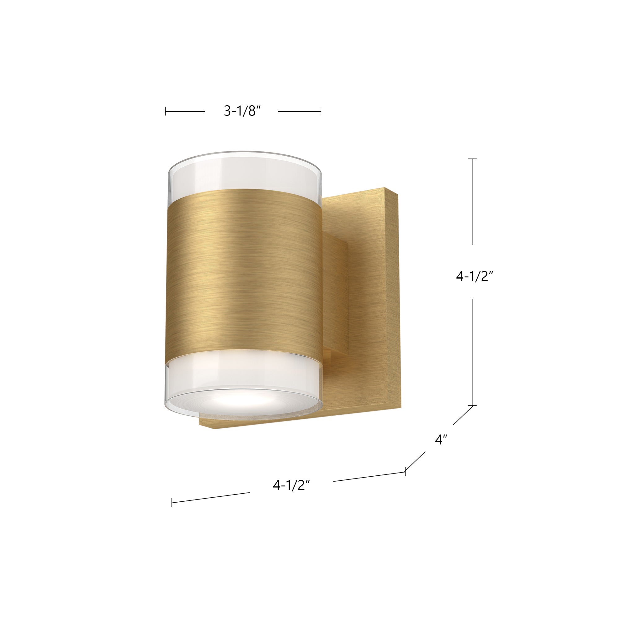 Norfolk 5-in Steel Wall Sconce