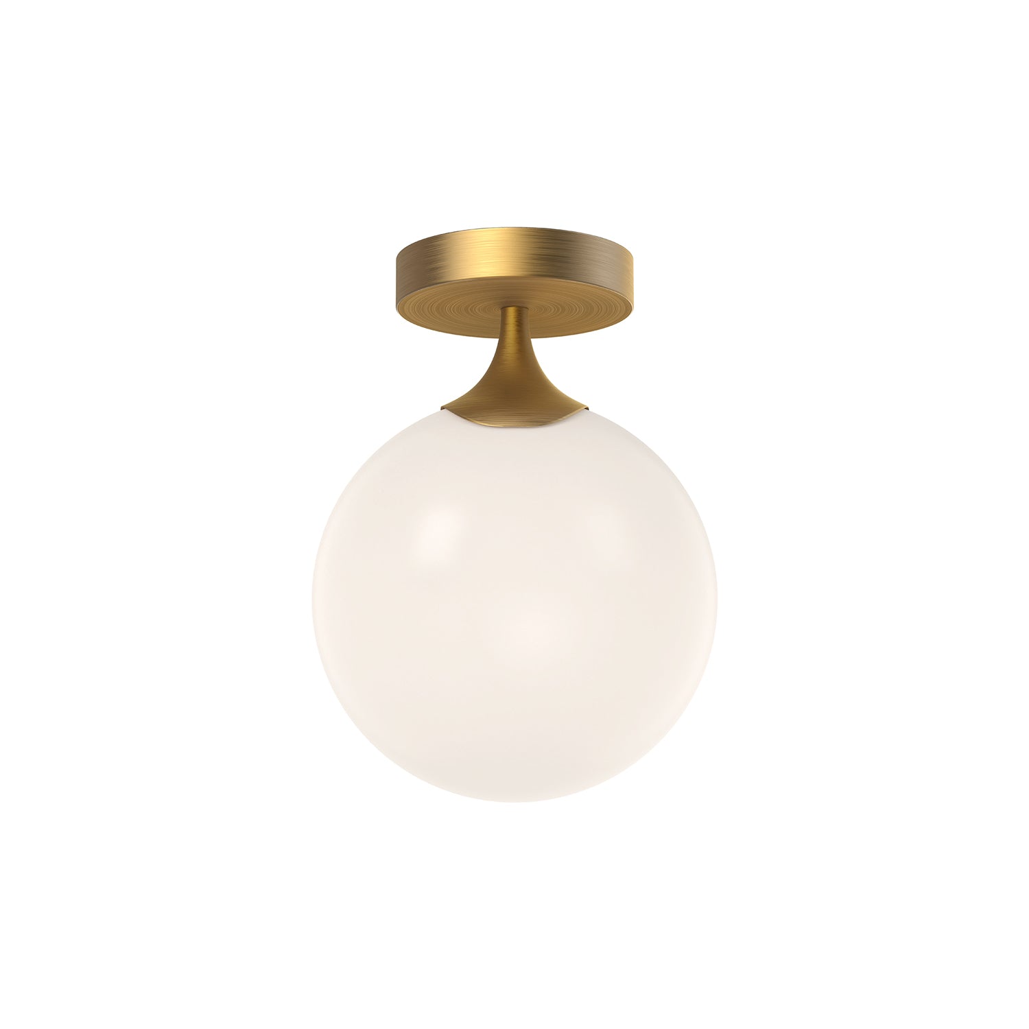 Nouveau 8-in Steel Flush Mount