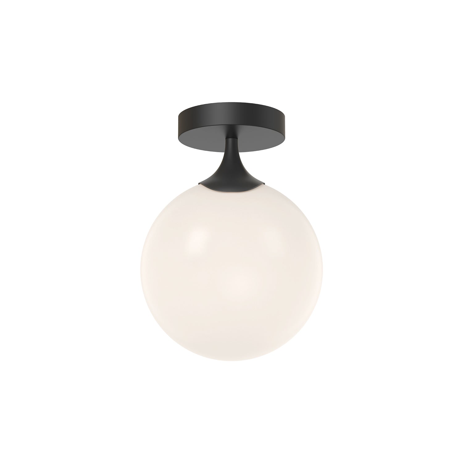 Nouveau 8-in Steel Flush Mount