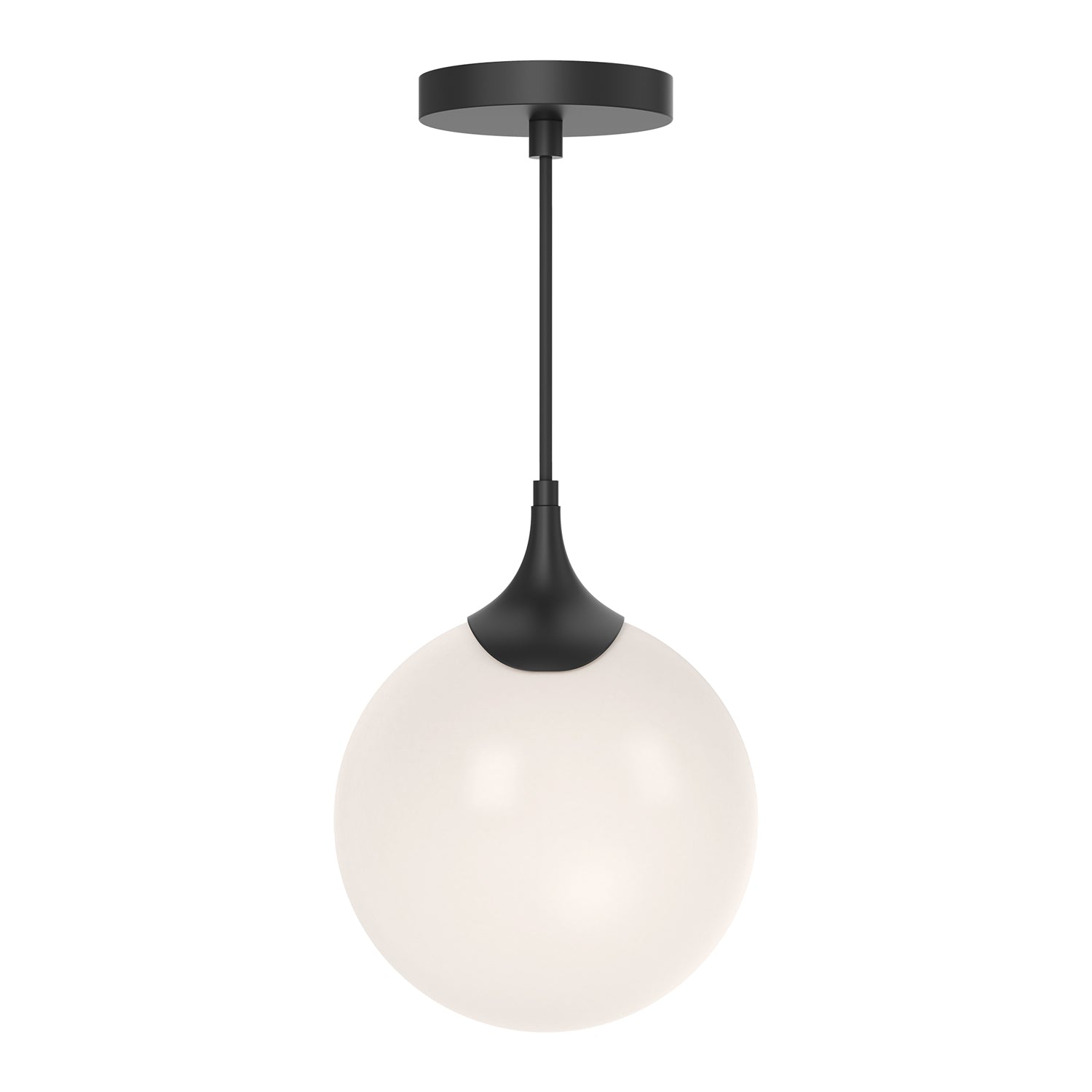 Nouveau 8-in Steel Pendant