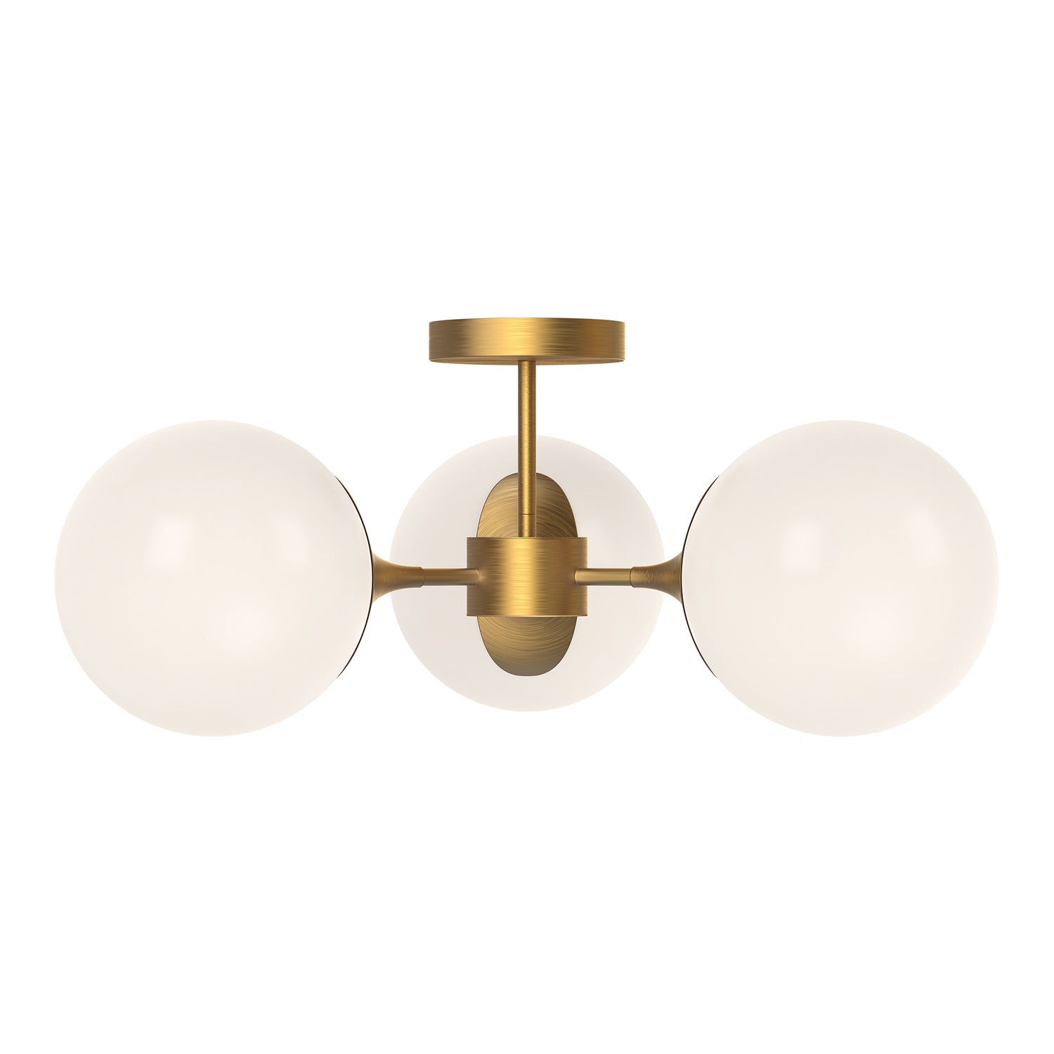 Nouveau 26-in Steel Semi-Flush Mount