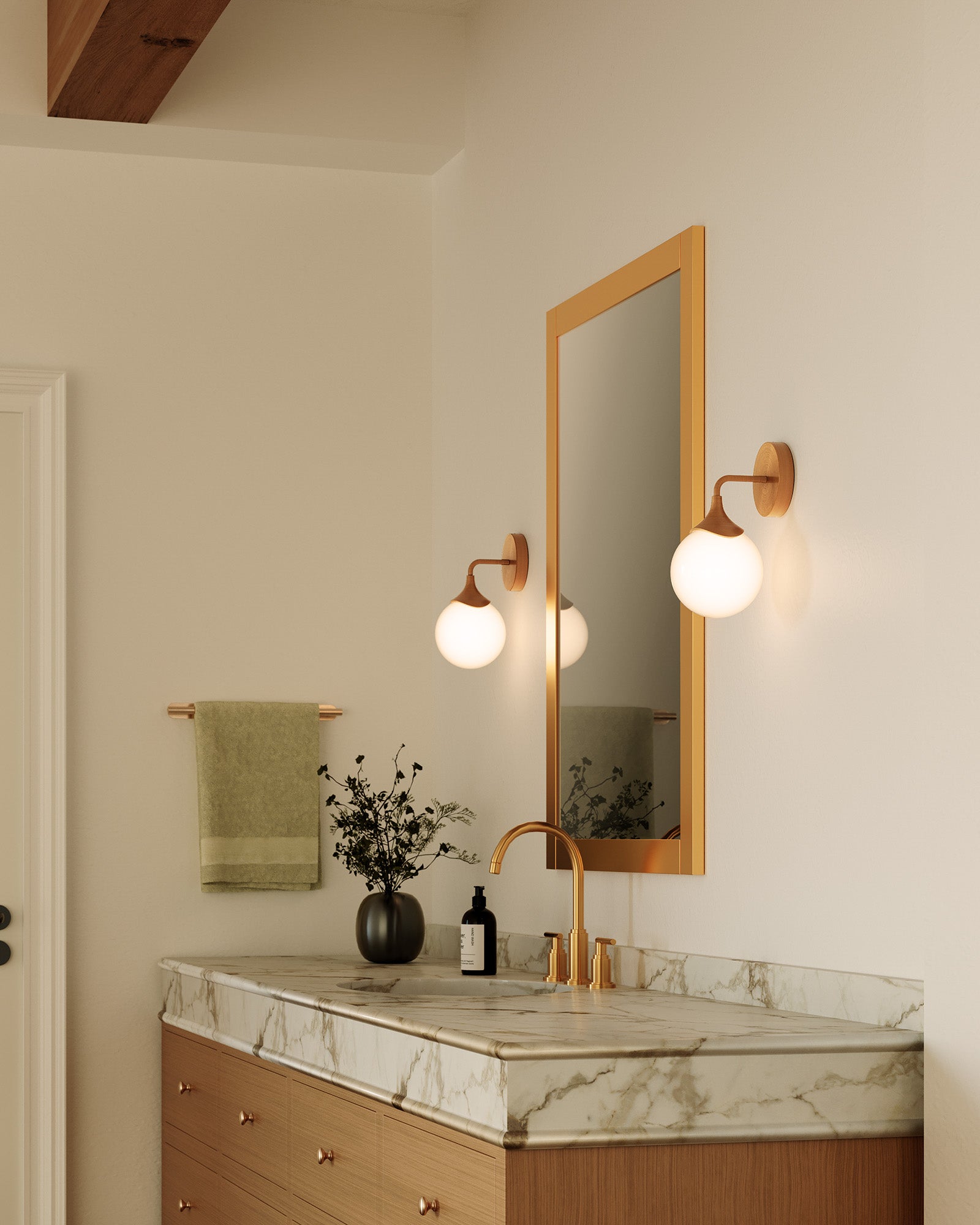 Nouveau 12-in Steel Vanity Light