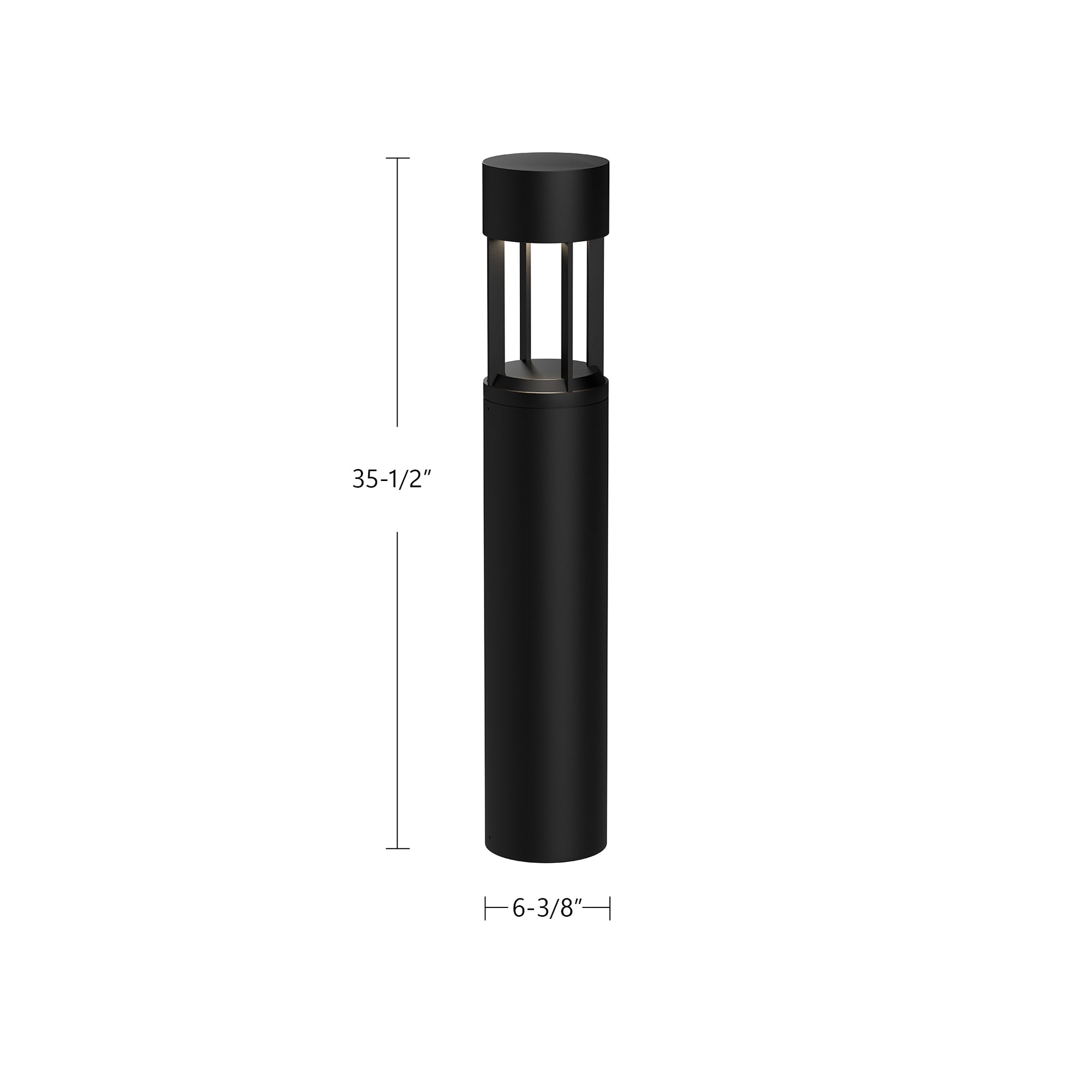 Novato 36-in Aluminum Exterior Bollard Light