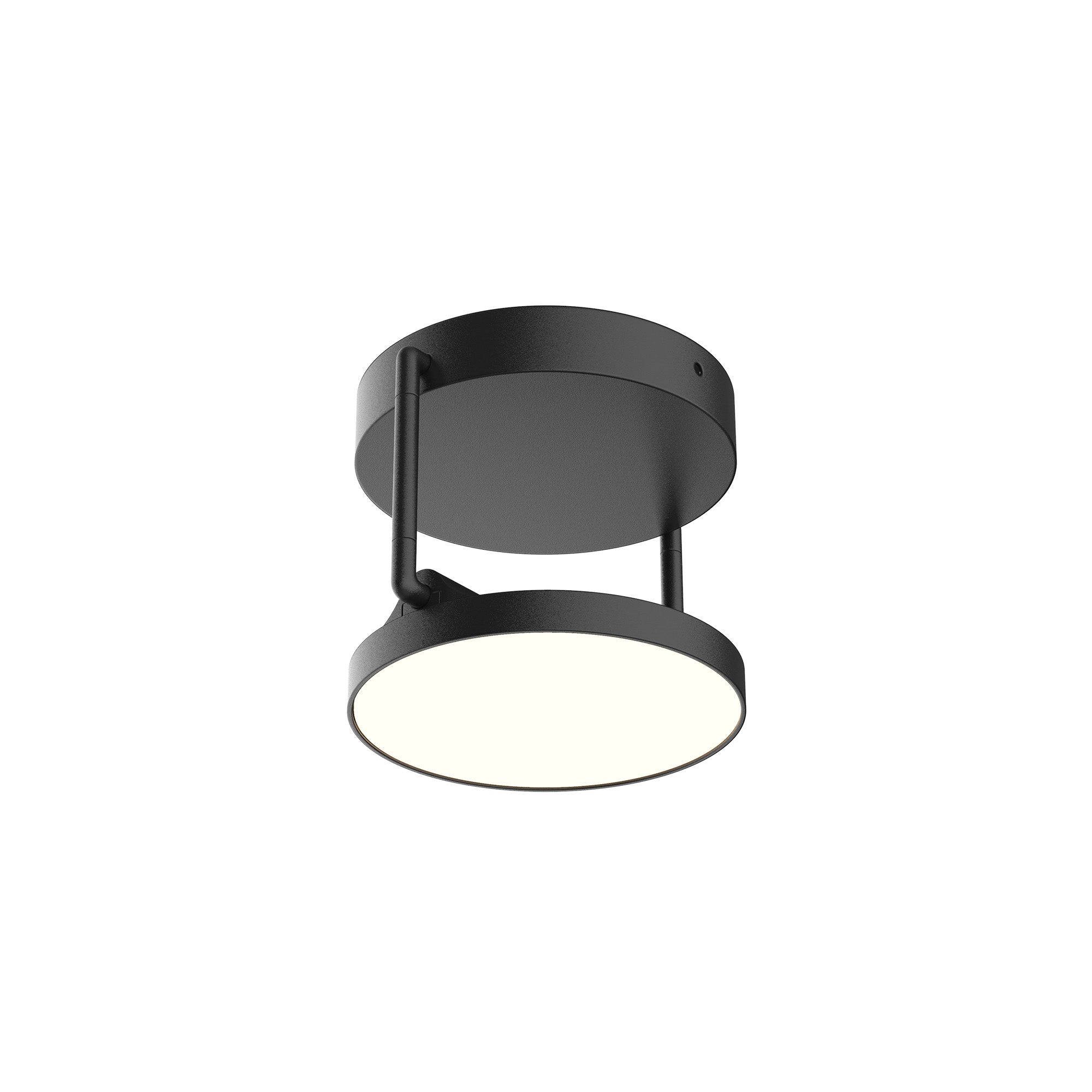 Novel 5-in Aluminum Semi-Flush Mount