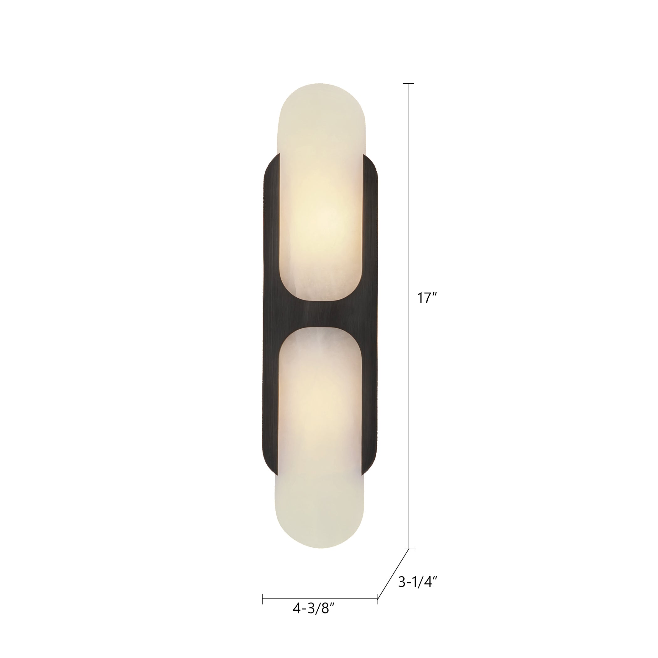 Odin 17-in Steel Vanity Light