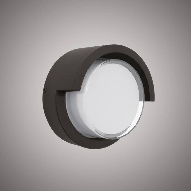 Led Black wall light Matte Black Dimmable 12W