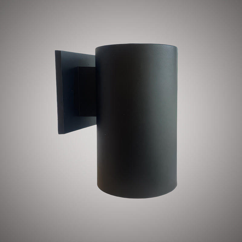 1 Lights 7-in exterior wall light Black Dimmable