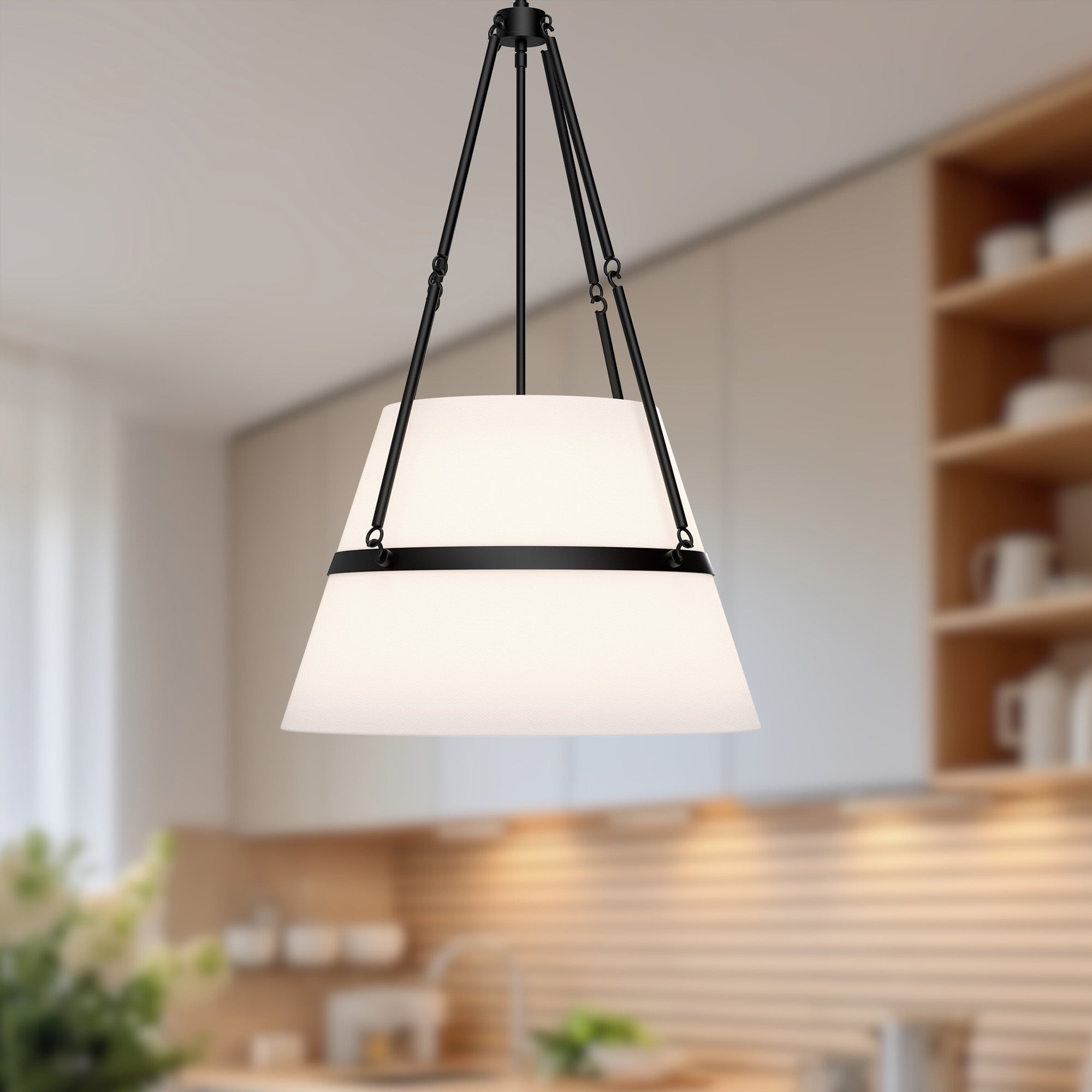 Oliver 18-in Steel Pendant