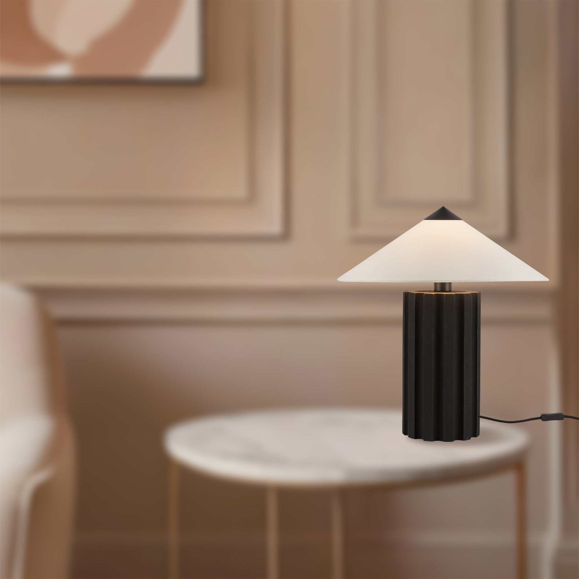 Ono 20-in Steel Table Lamp