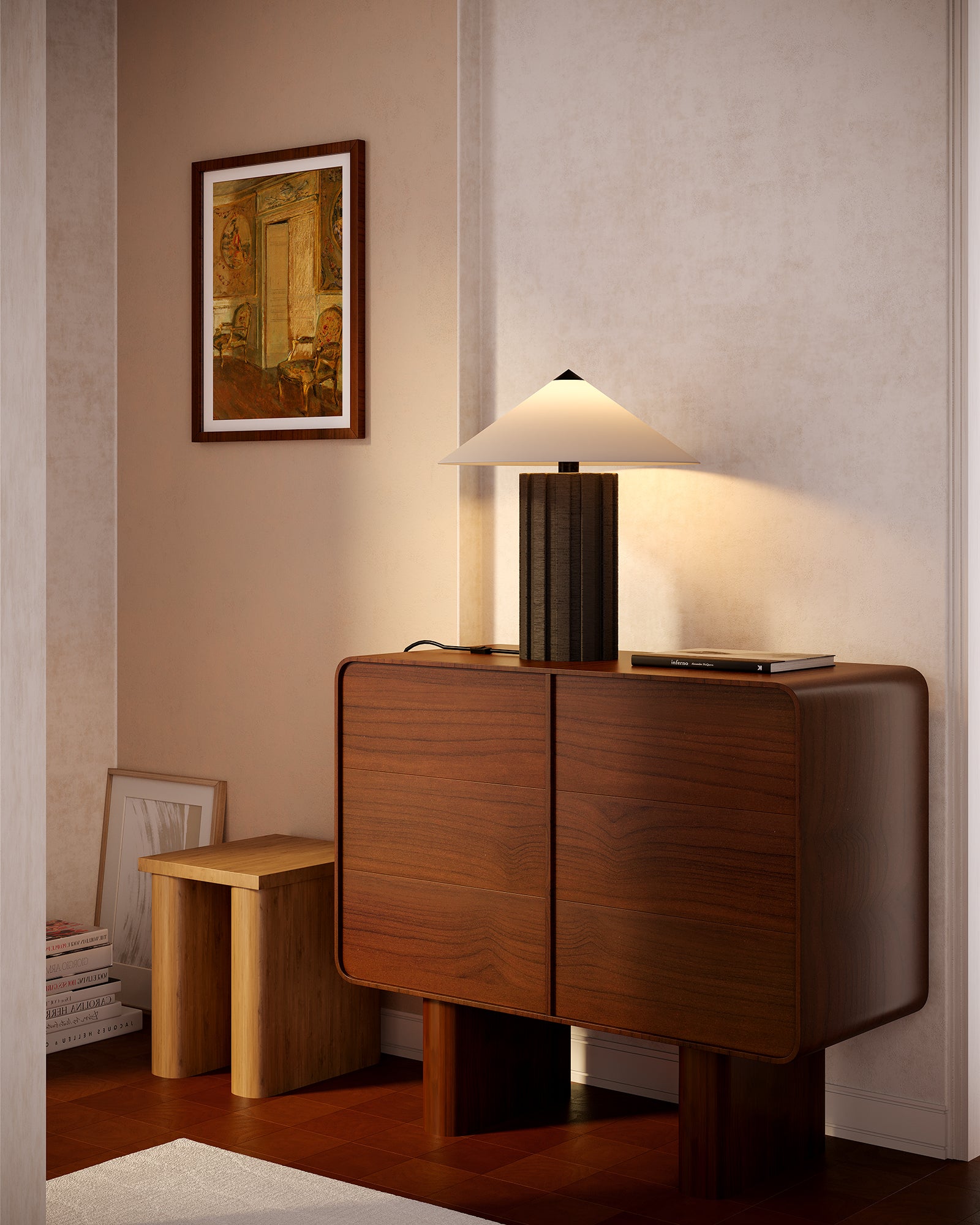 Ono 20-in Steel Table Lamp