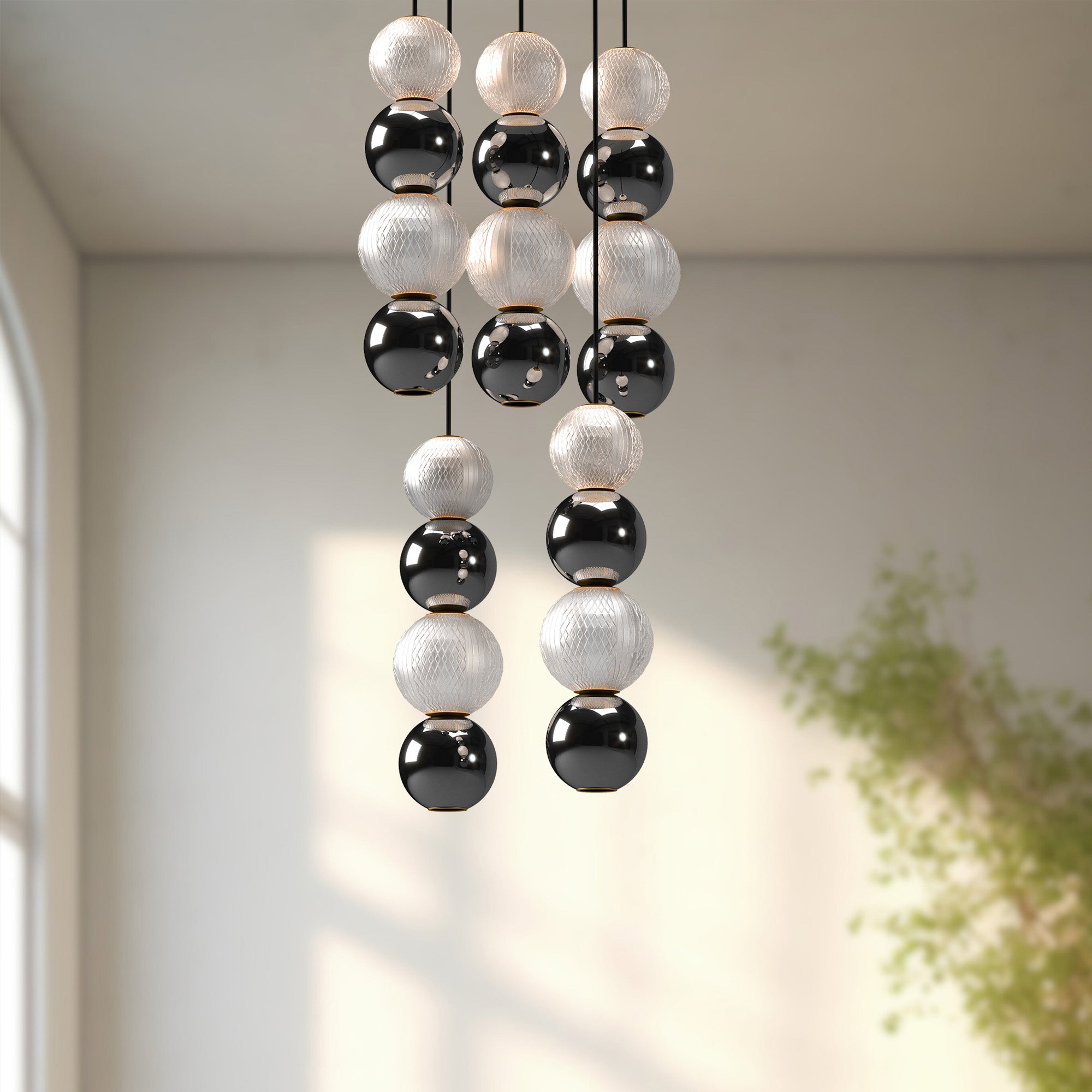 onyx-5-head-steel-multi-pendant