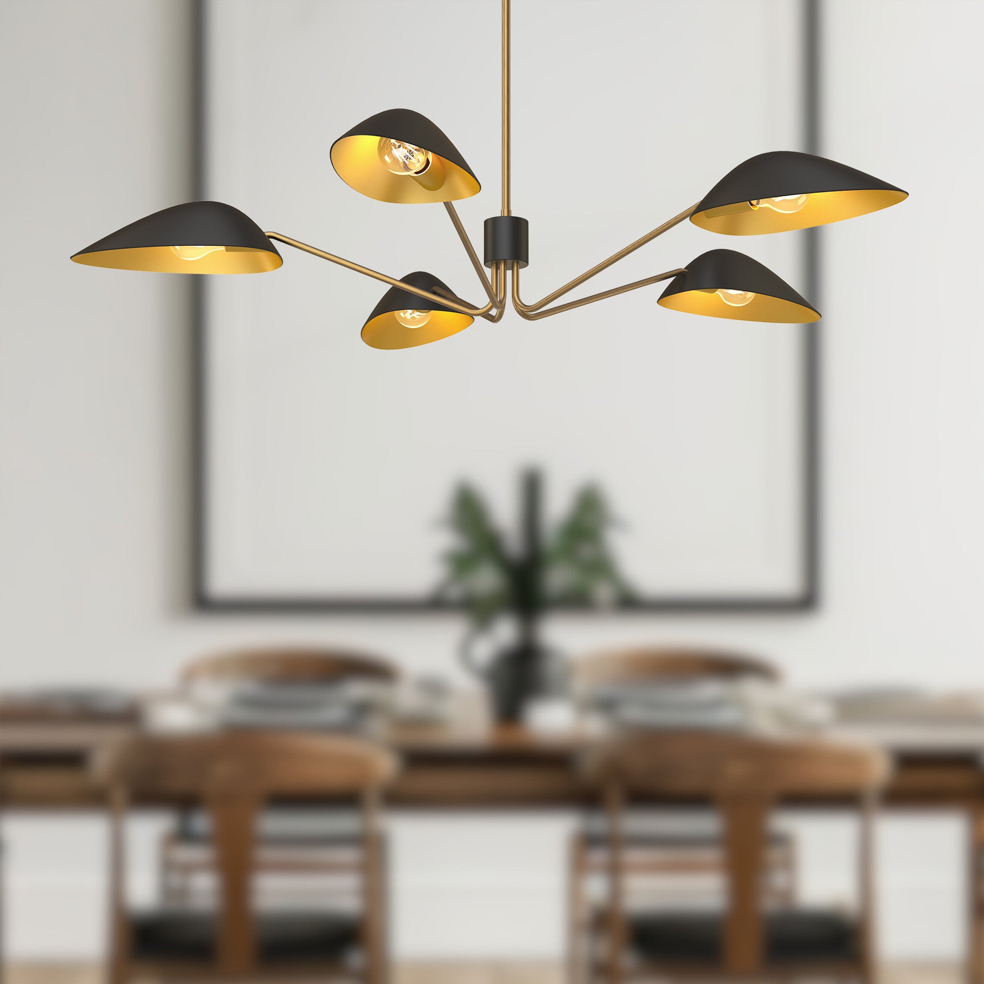 Oscar 46-in Steel Pendant