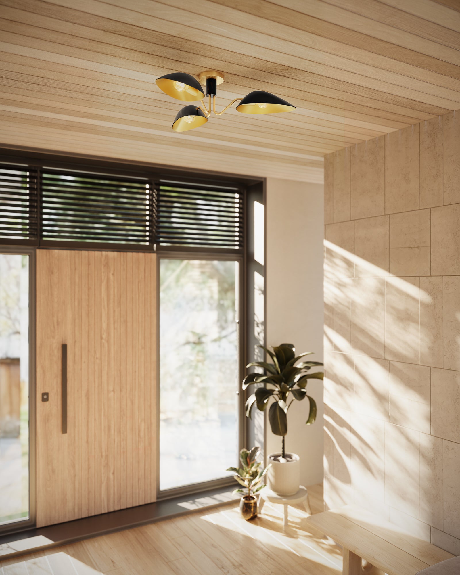 Oscar 32-in Steel Semi-Flush Mount