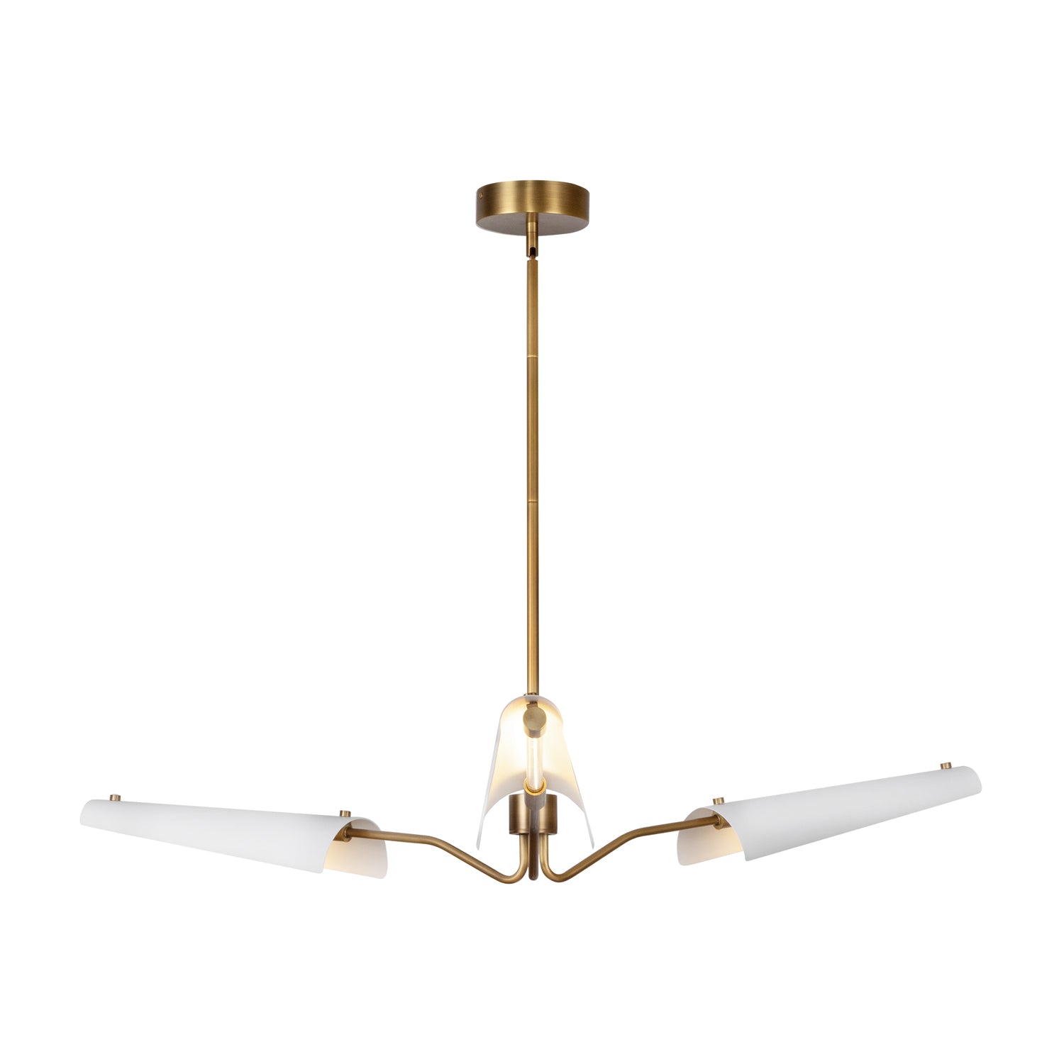 Osorio 46-in 3 Lights Steel Chandelier
