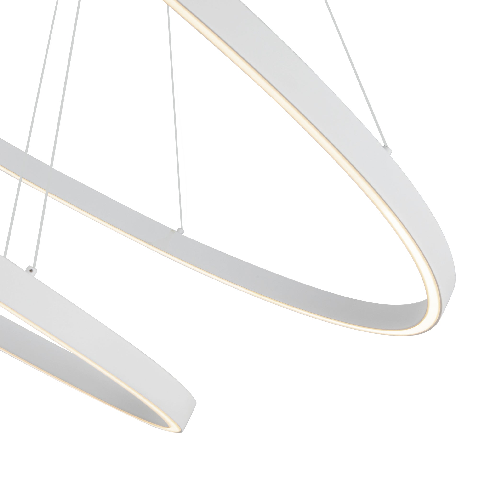 Ovale 2 Layer Aluminum Chandelier