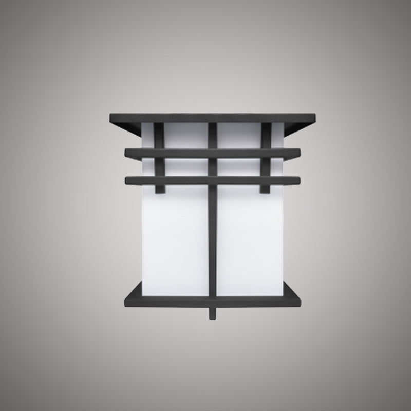 9-in exterior wall light Black Dimmable 9W