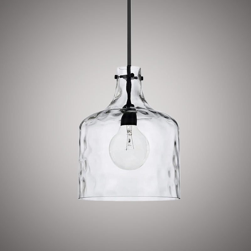 1 Lights Hazel 12-in Pendant Matte Black Dimmable 60W