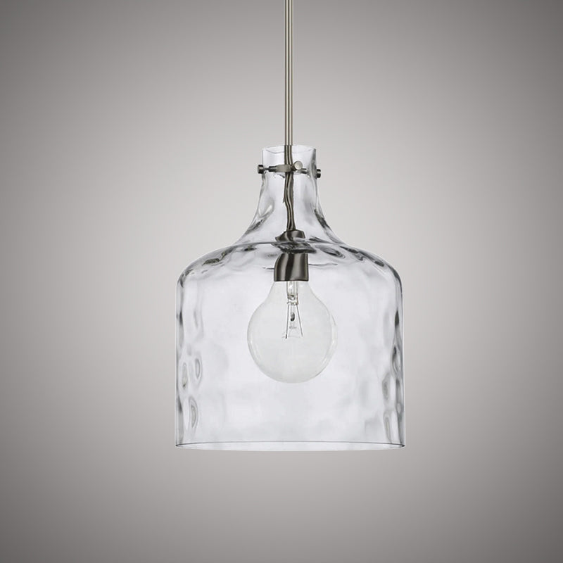 1 Lights Hazel 12-in Pendant Chrome Dimmable 60W