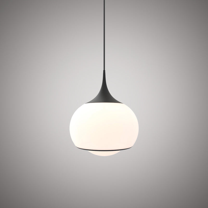 1 Lights Maggie 10-in Pendant Matte Black Dimmable 60W