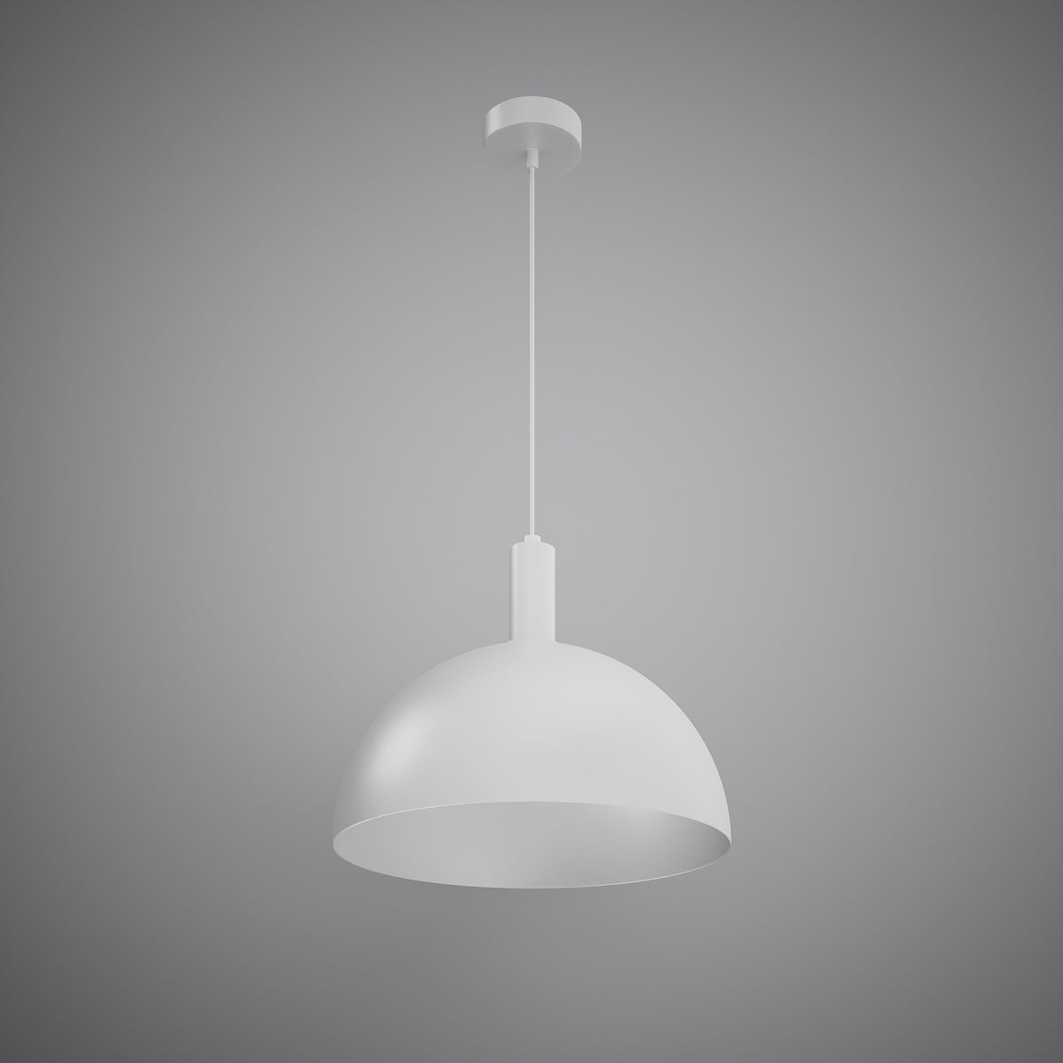 1 Lights Archi Dome 16-in Matte White Outside/White Inside Dimmable 60W