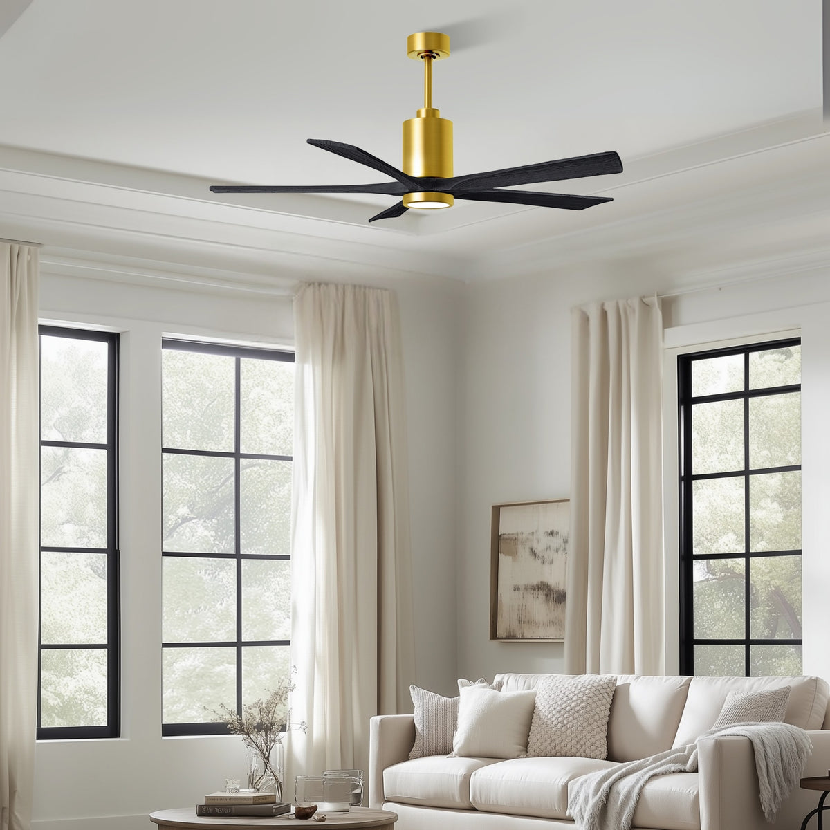 Patricia 5-Blade Ceiling Fan with LED Light