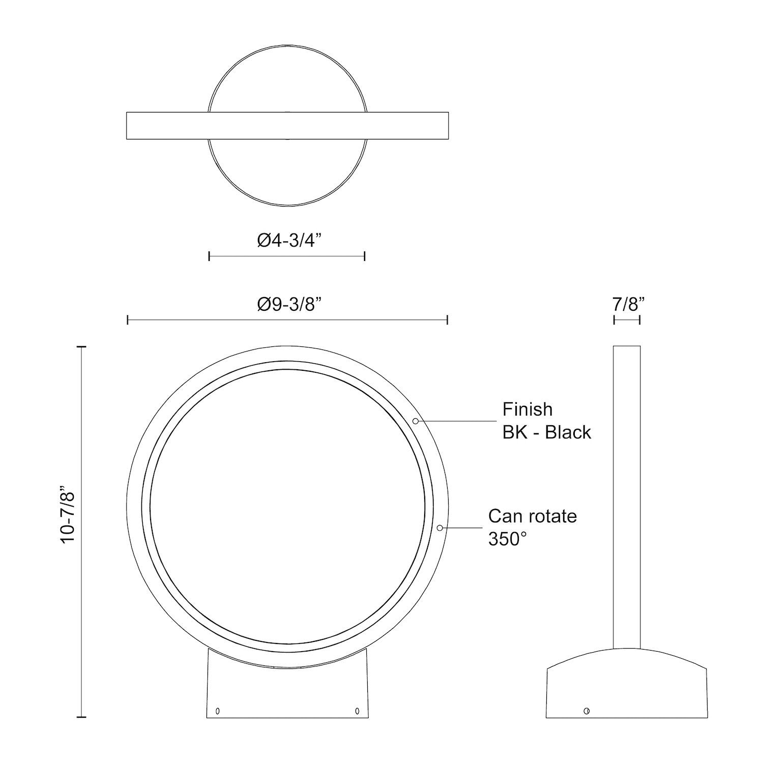 Parc 10-in Aluminum Outdoor Path Light