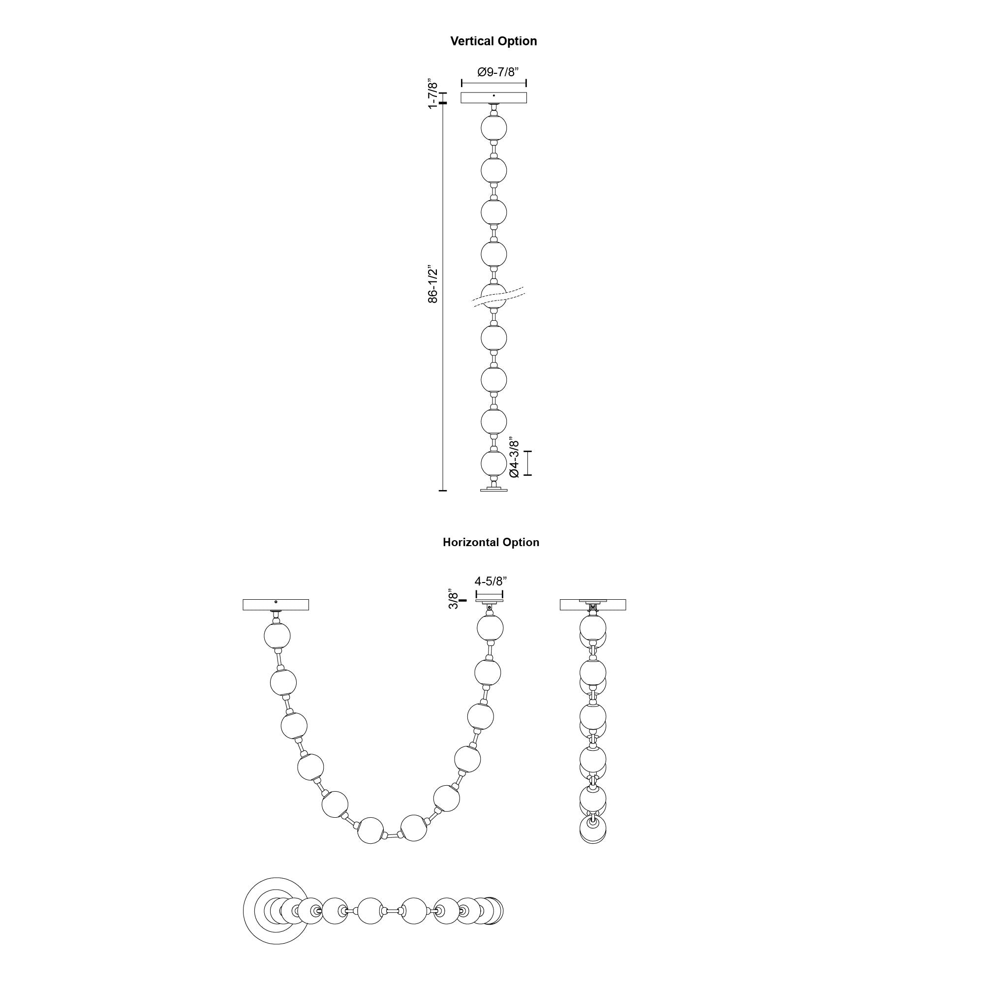 Marni 7-ft Aluminum Pendant