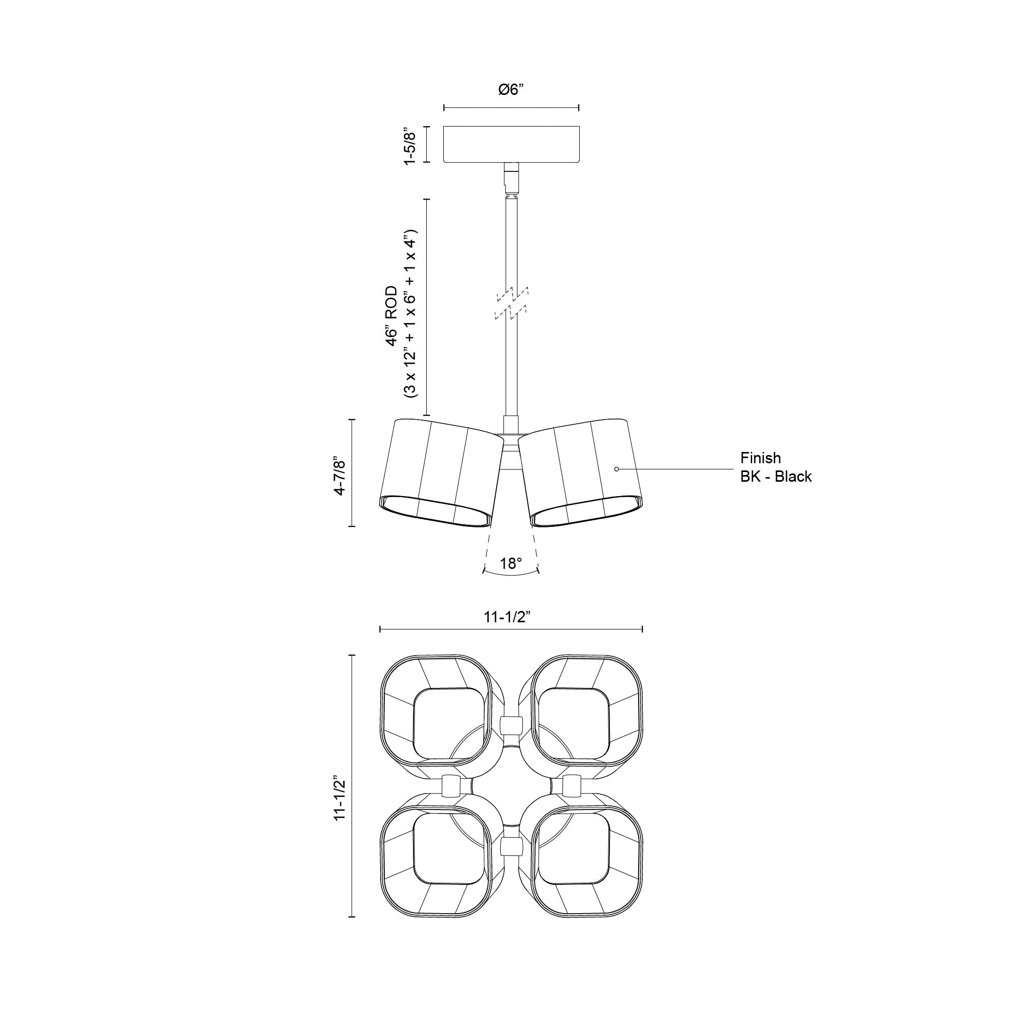 Arena 11-in Aluminum Pendant