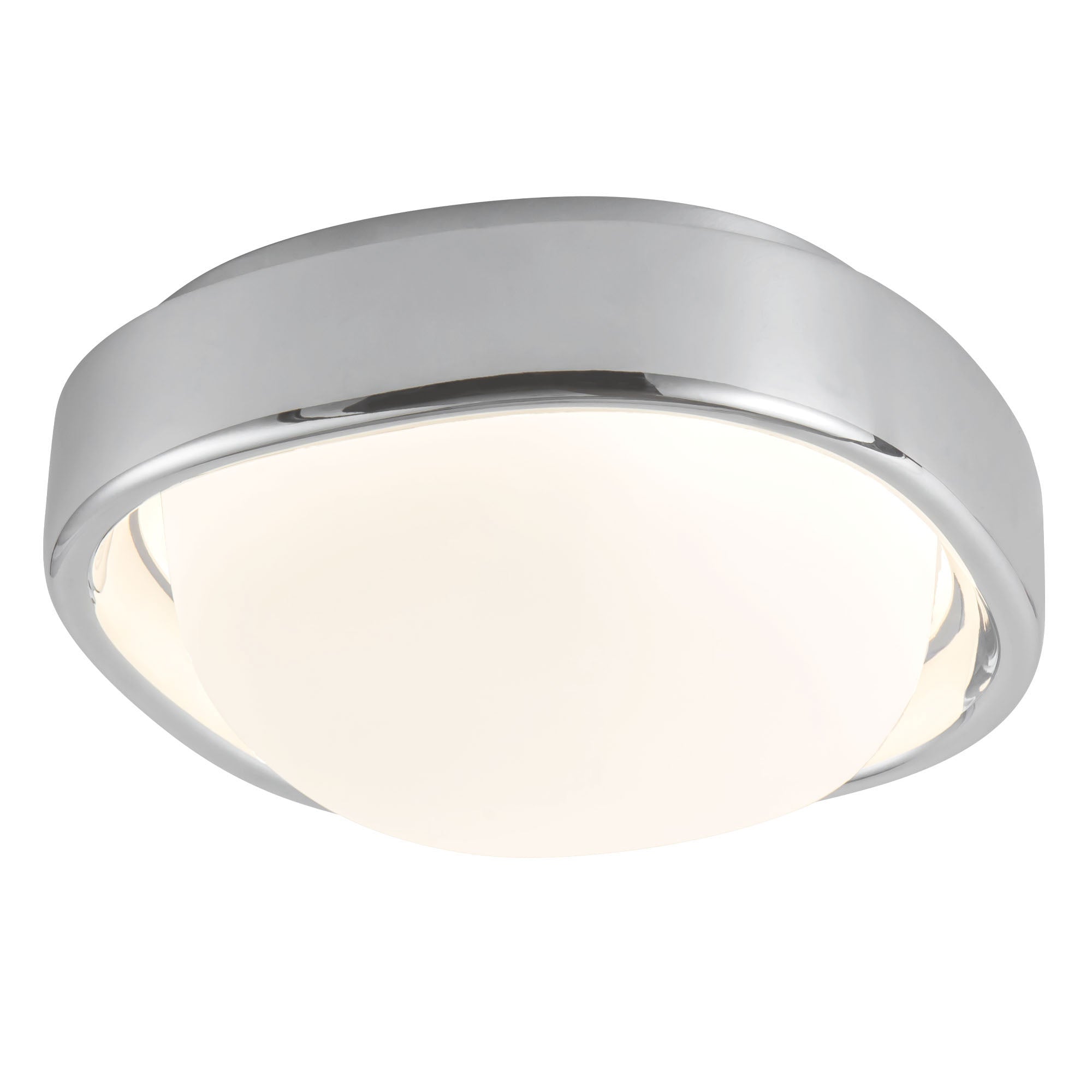 Pebble 8-in Brass Flush Mount