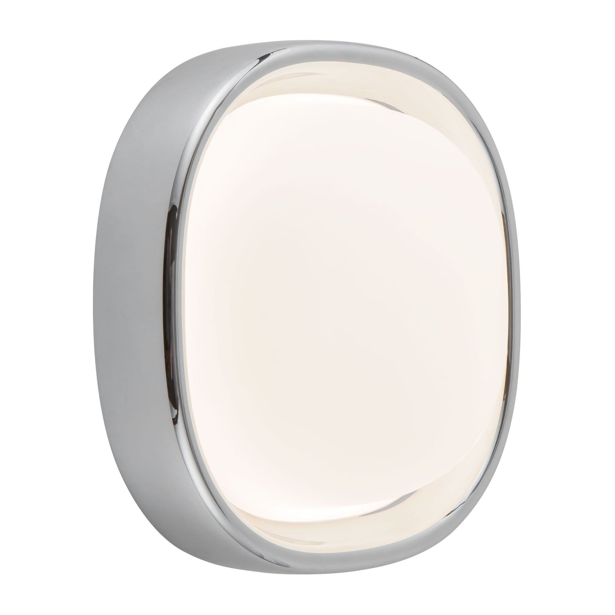 Pebble 8-in Brass Flush Mount