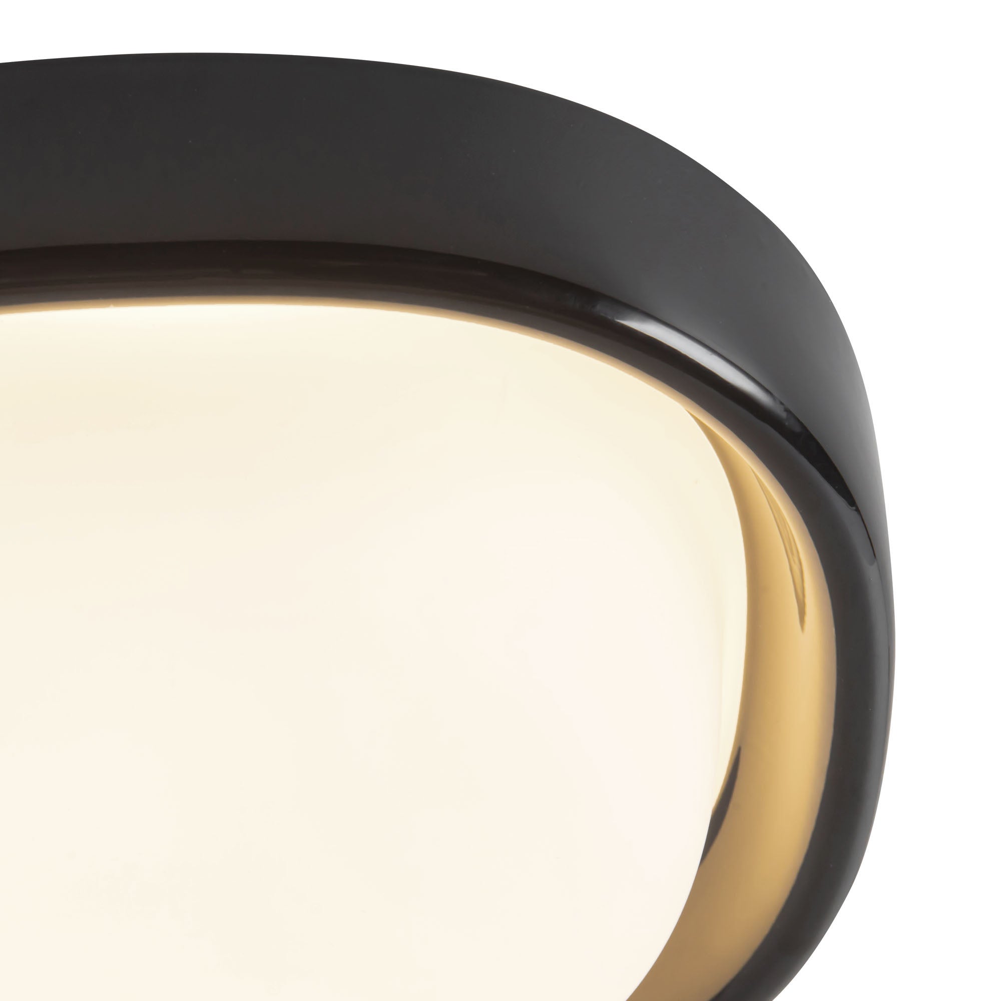 Pebble 8-in Brass Flush Mount