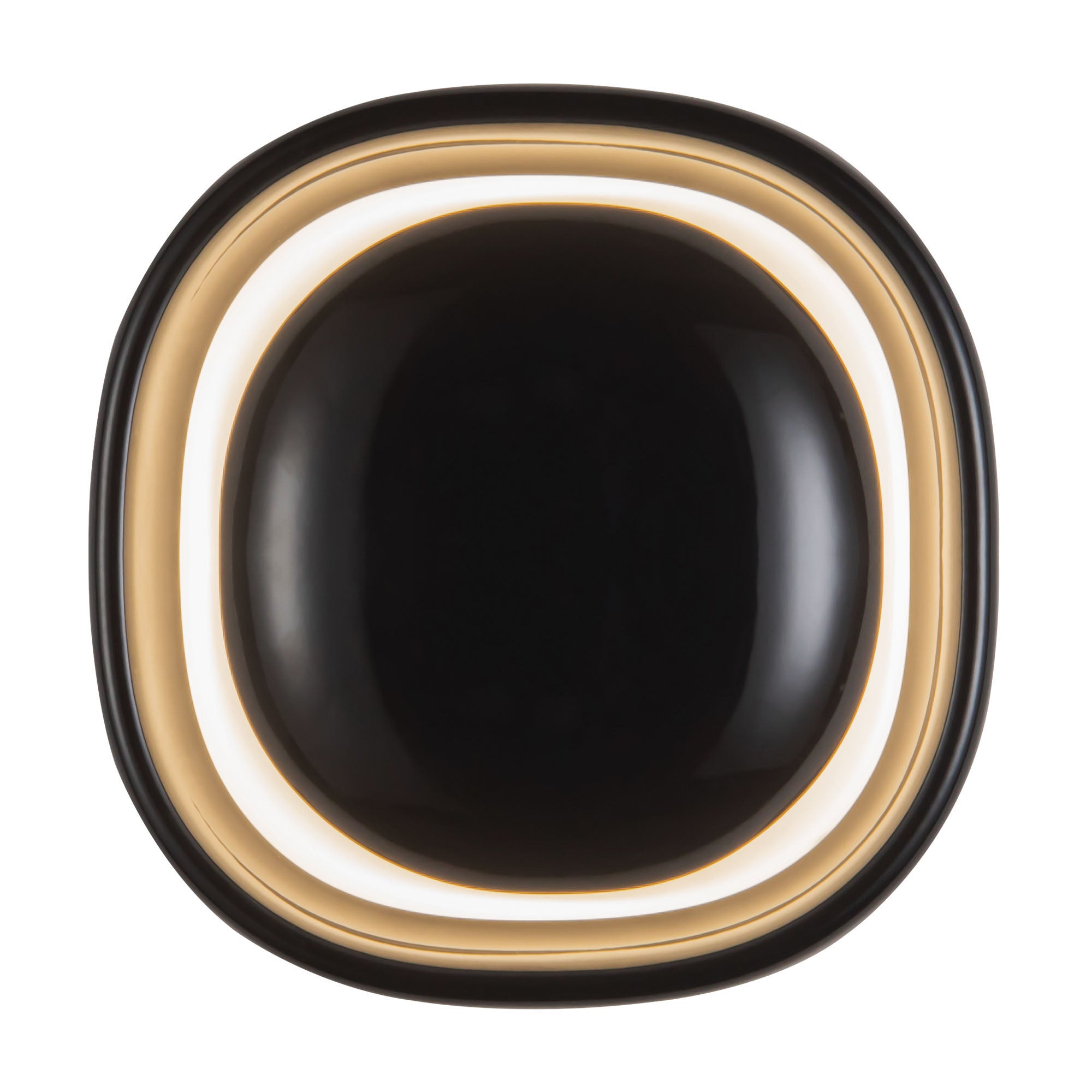 Pebble 8-in Brass Wall Sconce