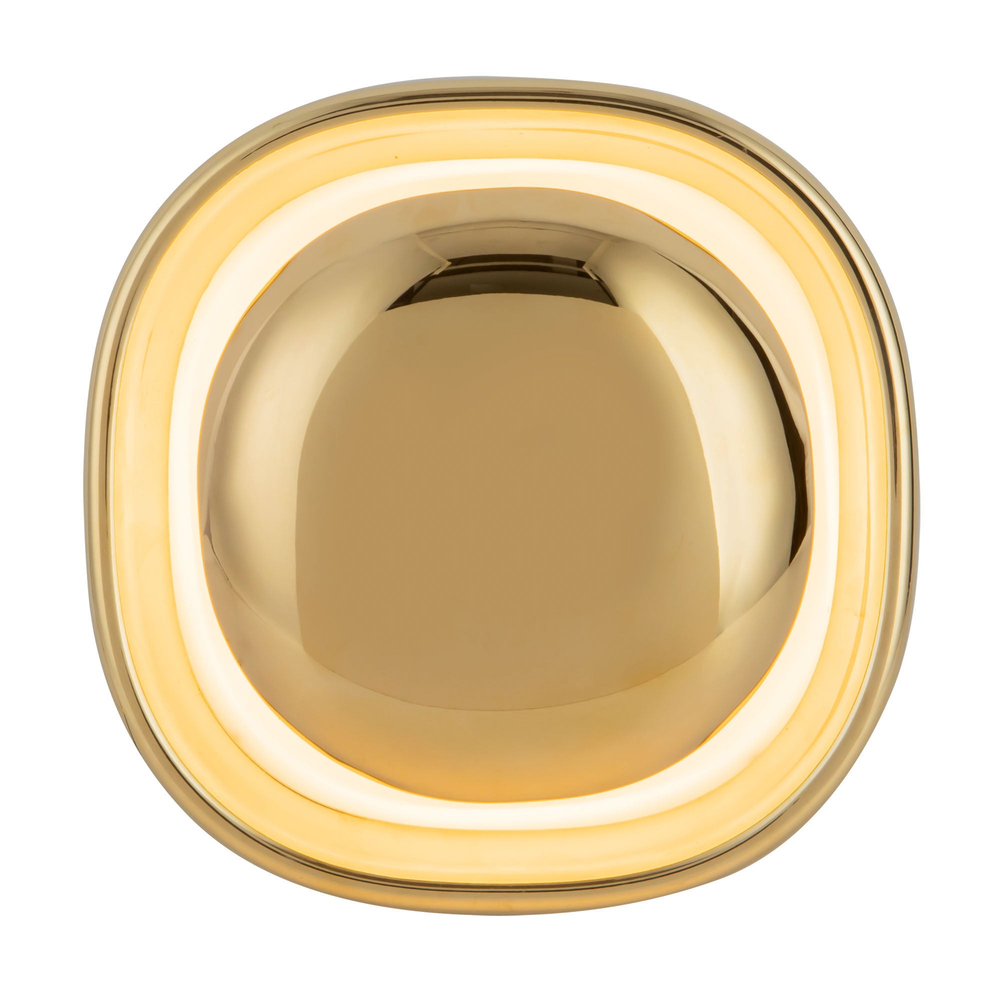 Pebble 8-in Brass Wall Sconce