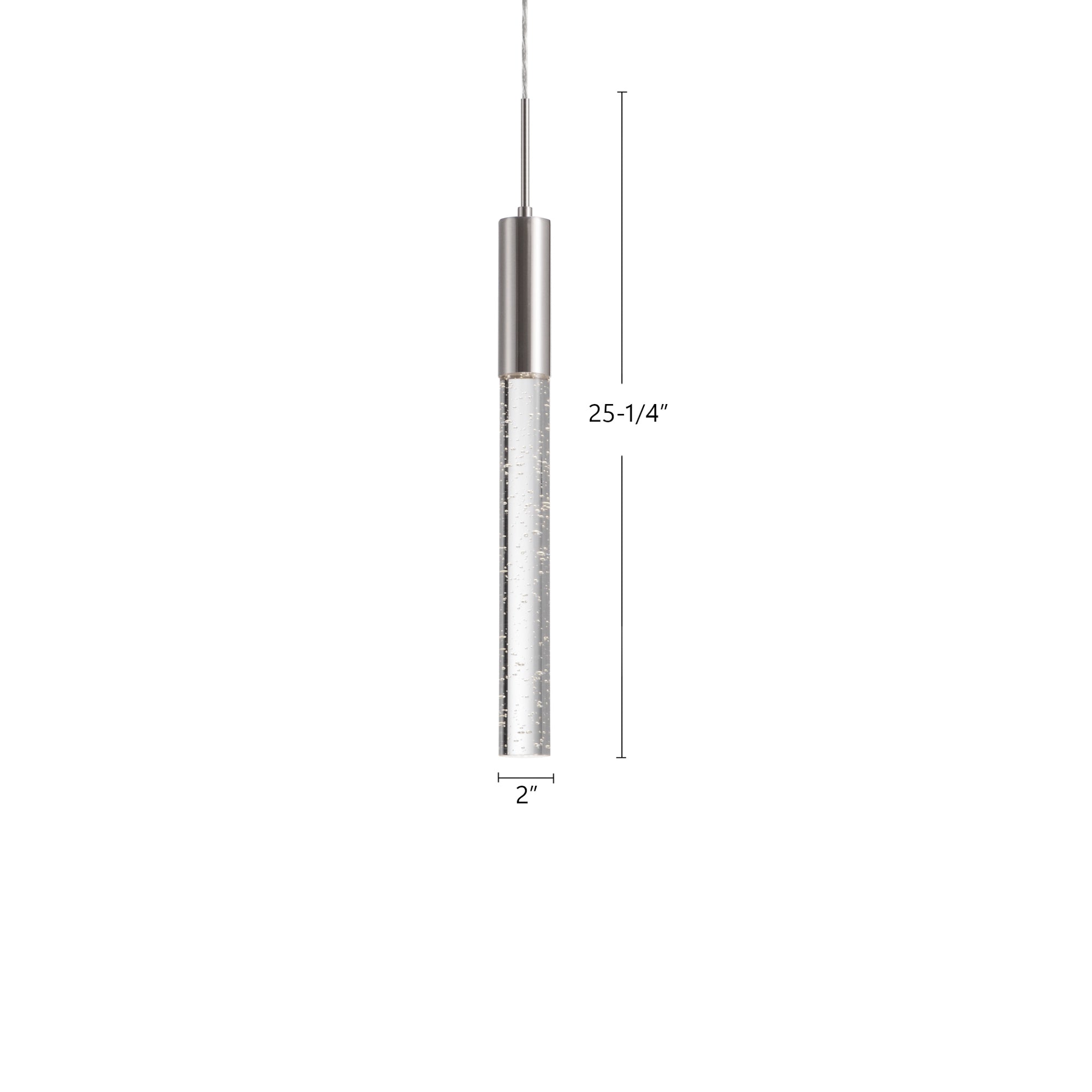 Pendula 21-in Steel Pendant