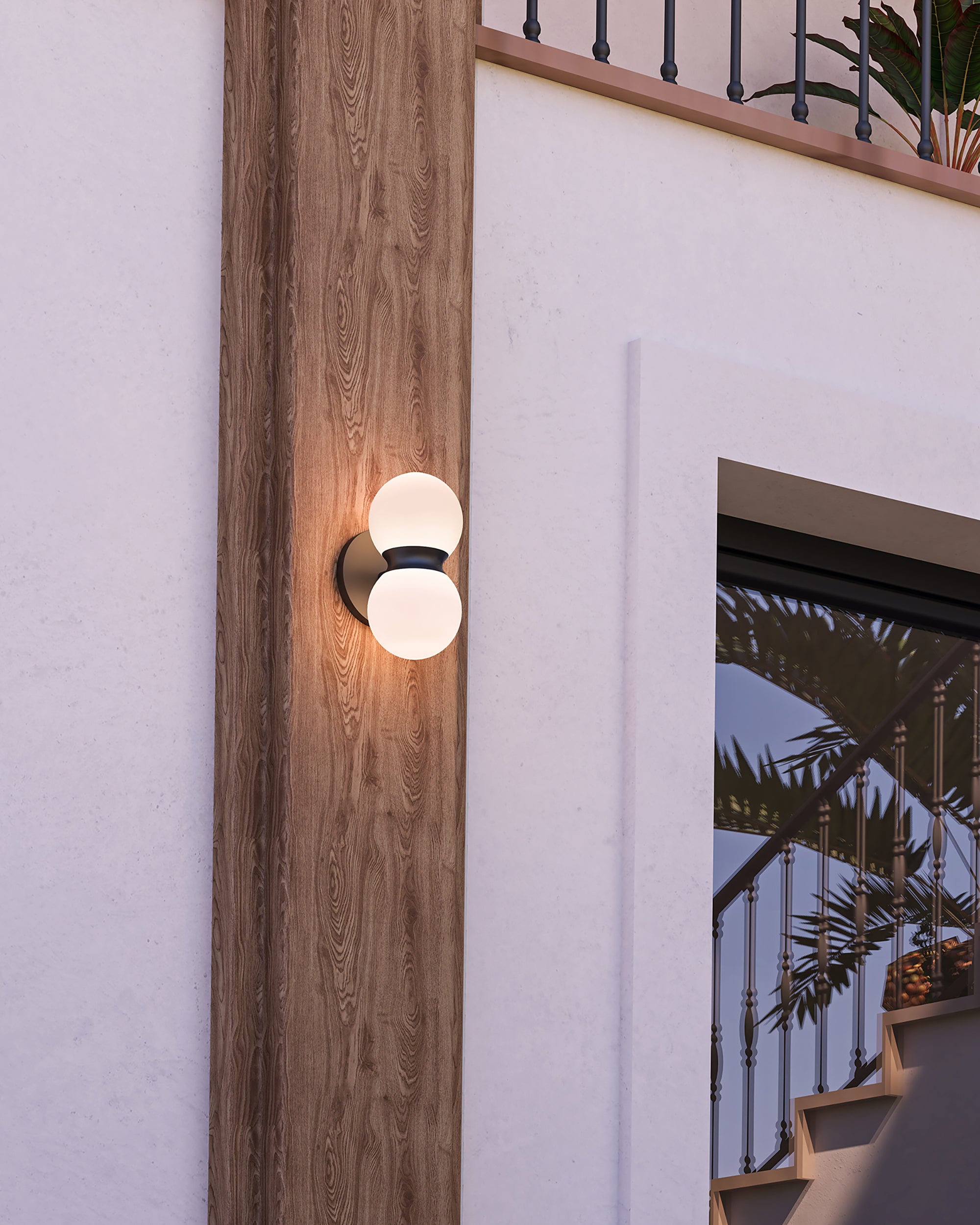 Peri 9-in Aluminum Outdoor Wall Light