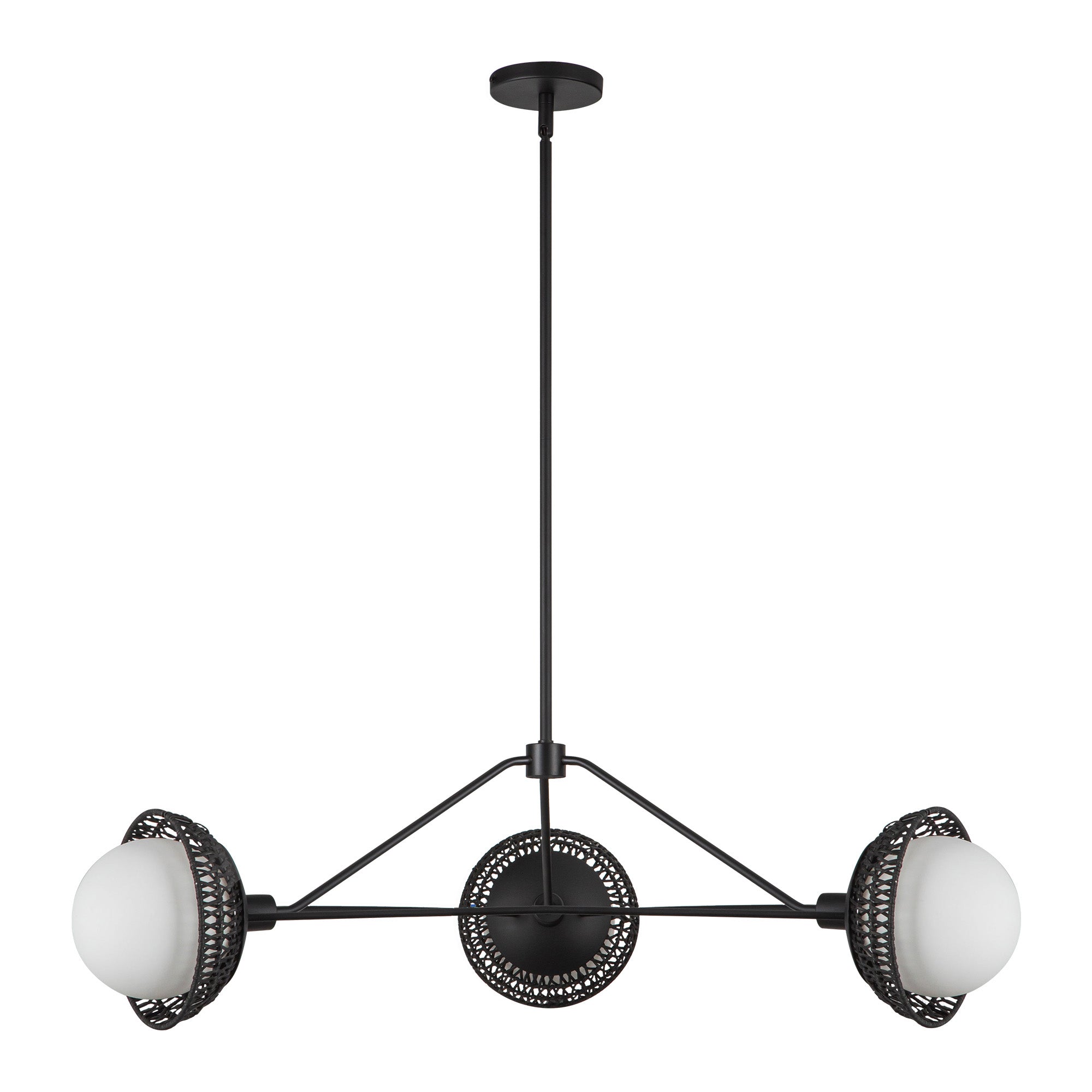 Perth 40-in Steel Chandelier