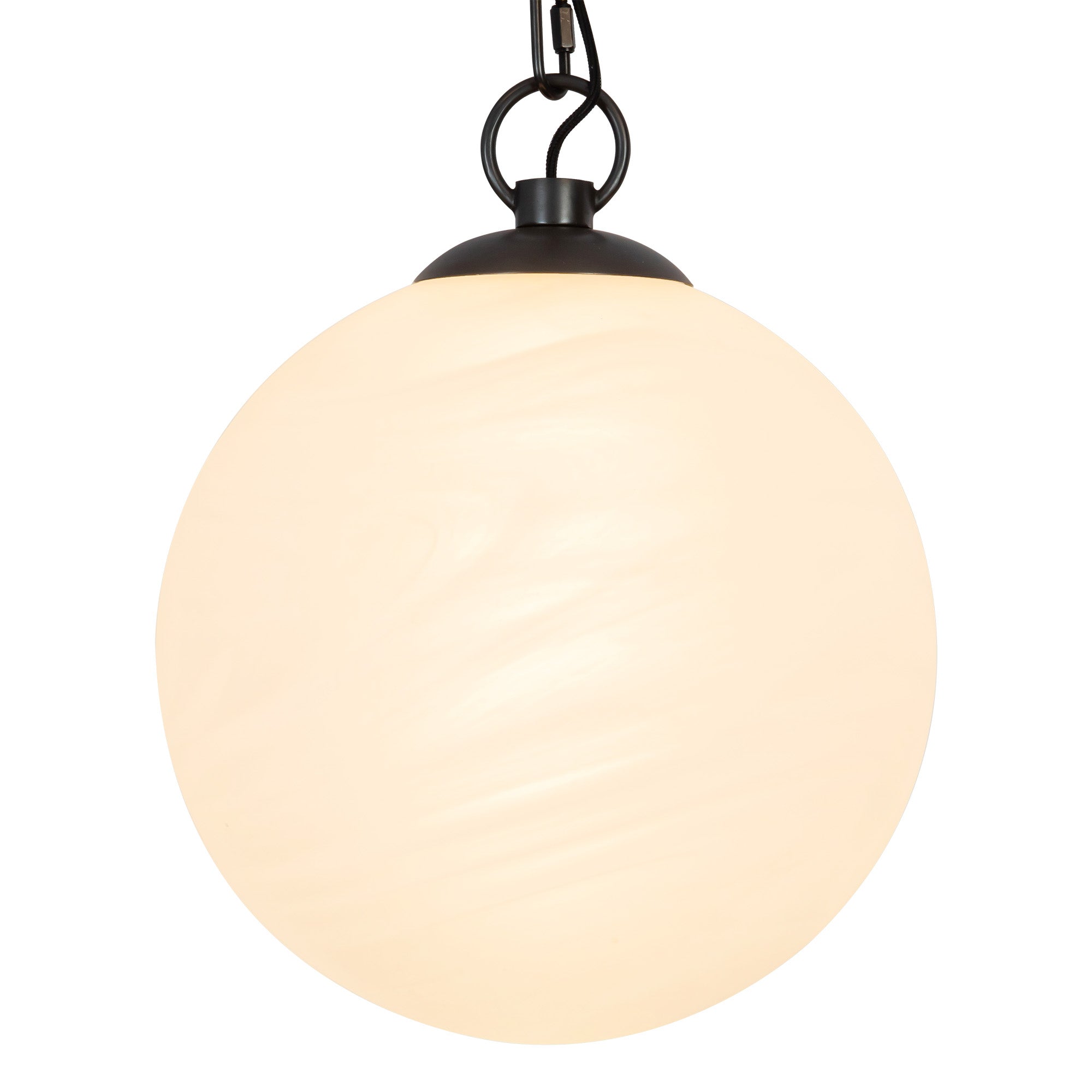 Petra 12-in 3 Light Steel Chandelier