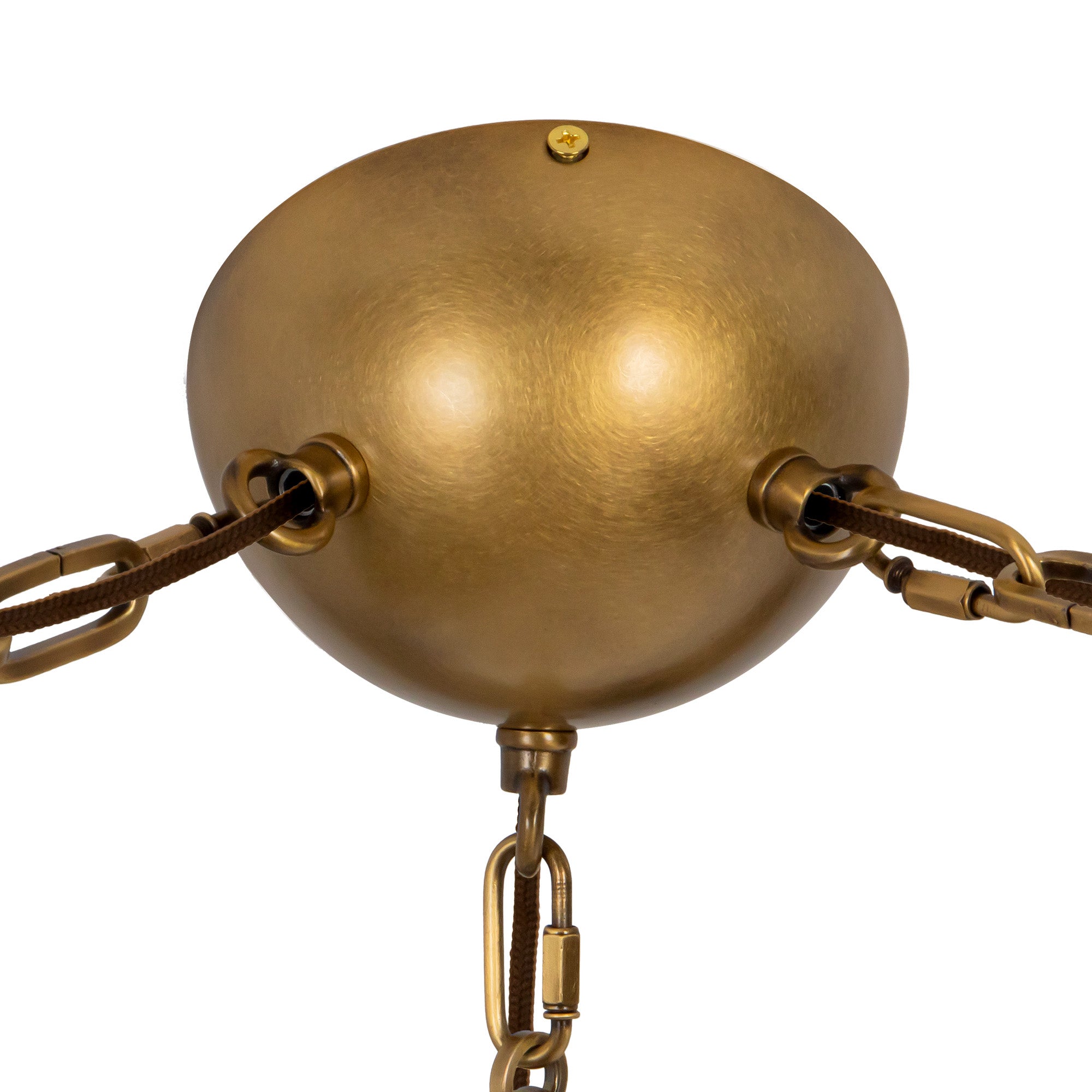 Petra 12-in 3 Light Steel Chandelier