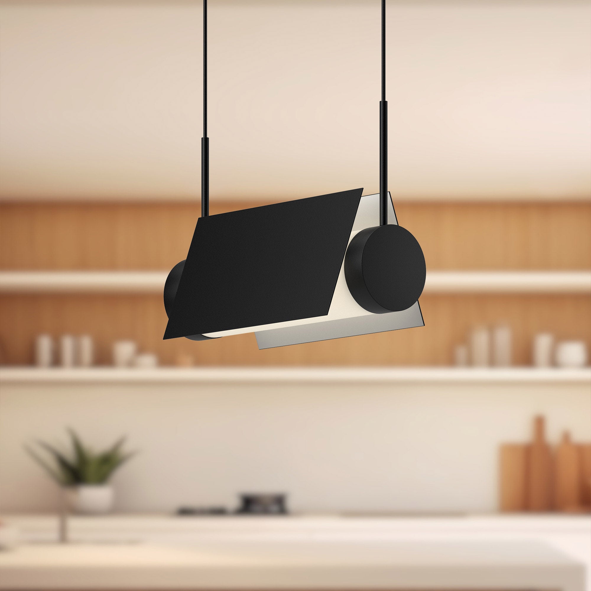 Phoenix 9-in Aluminum Linear Pendant