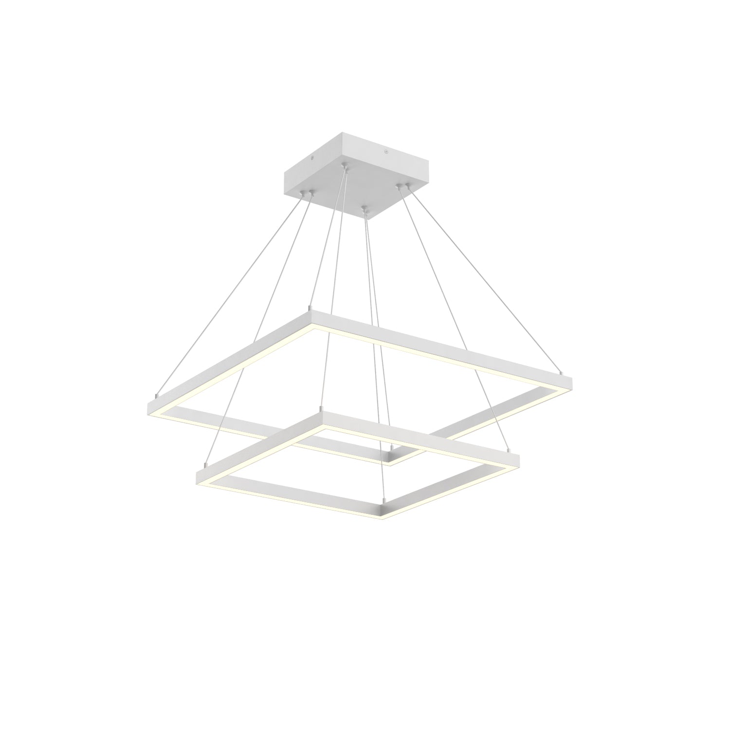 Piazza 24-in Aluminum Chandelier