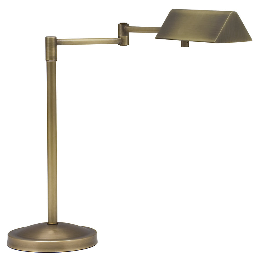 16-inch Pinnacle Antique Brass Table Lamp
