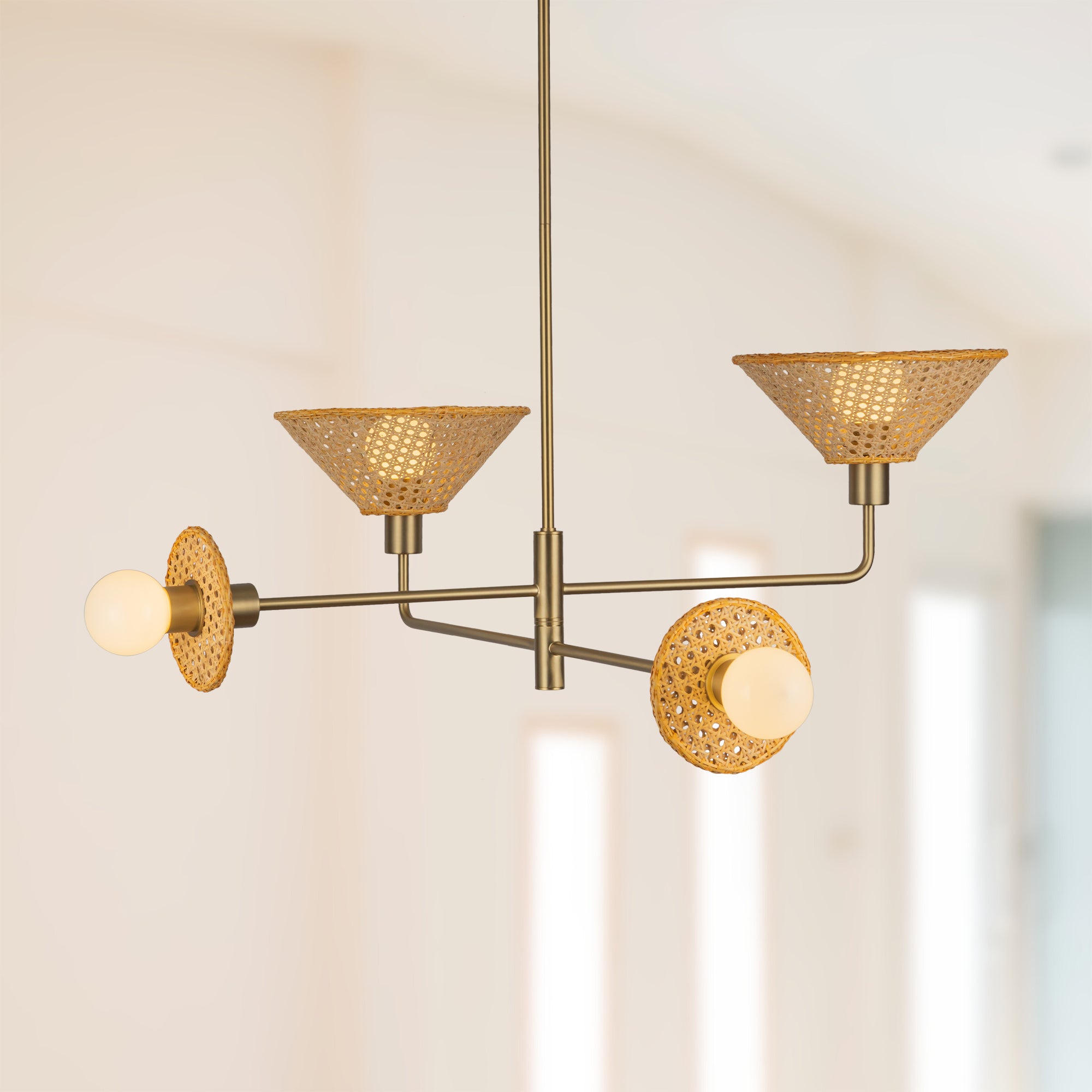 Piper 38-in Steel Chandelier