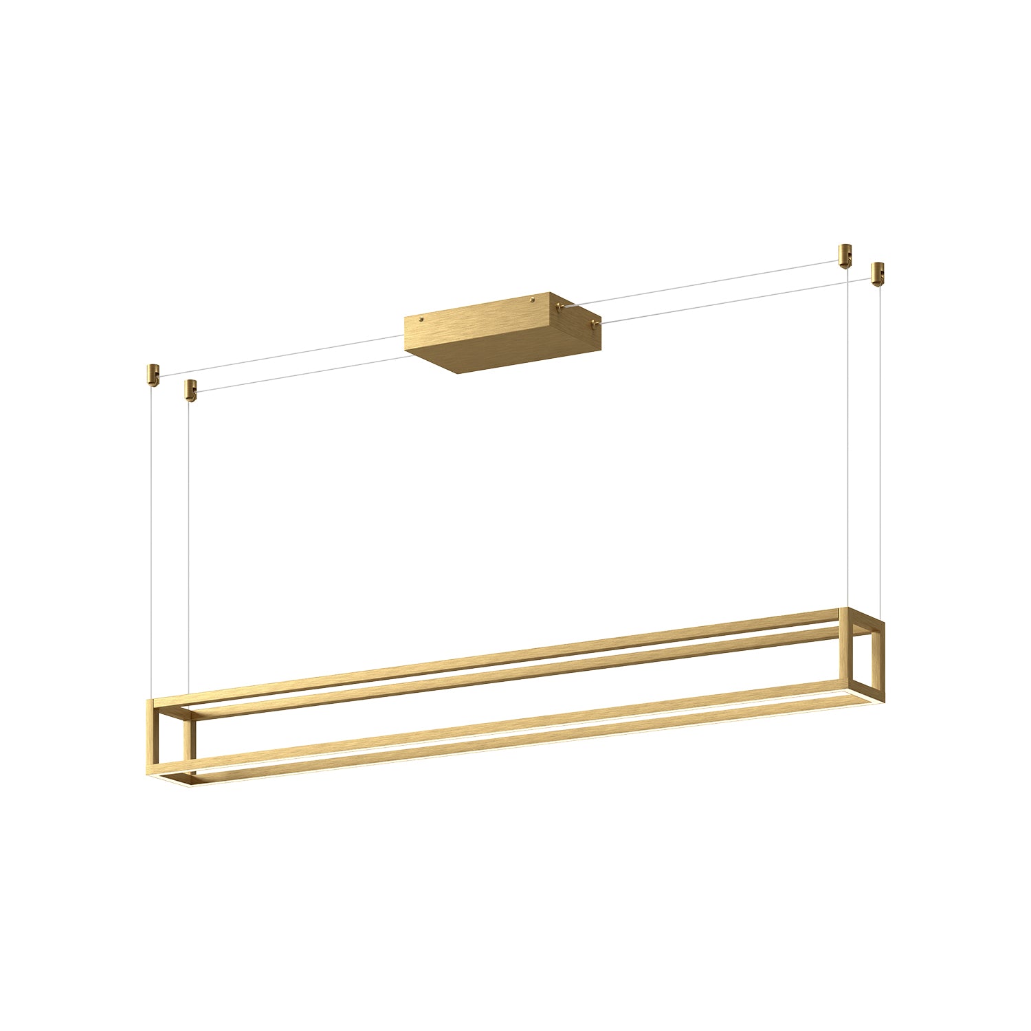 Plaza 48-in Aluminum Linear Pendant